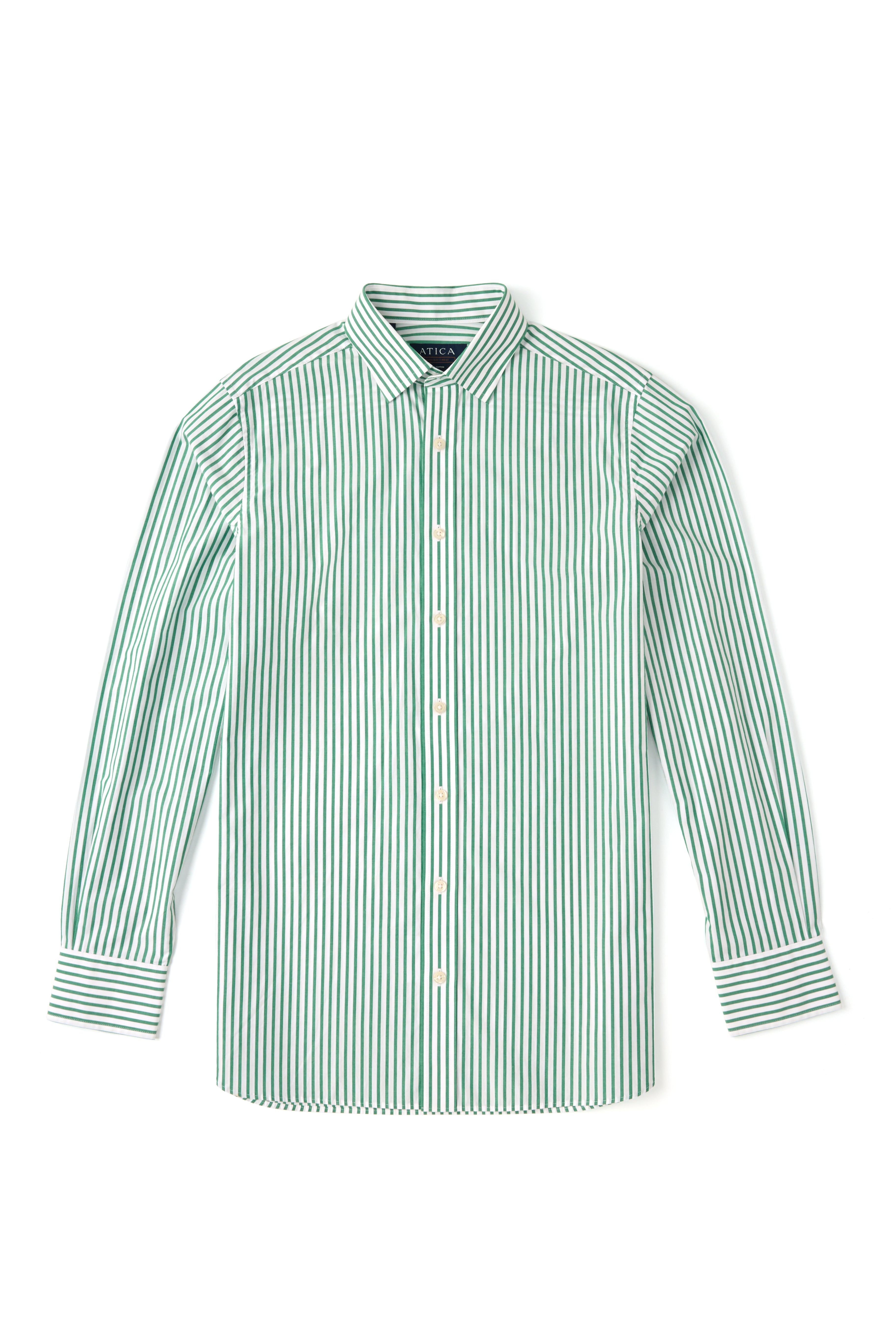 Everyday Green Bengal Stripe Shirt