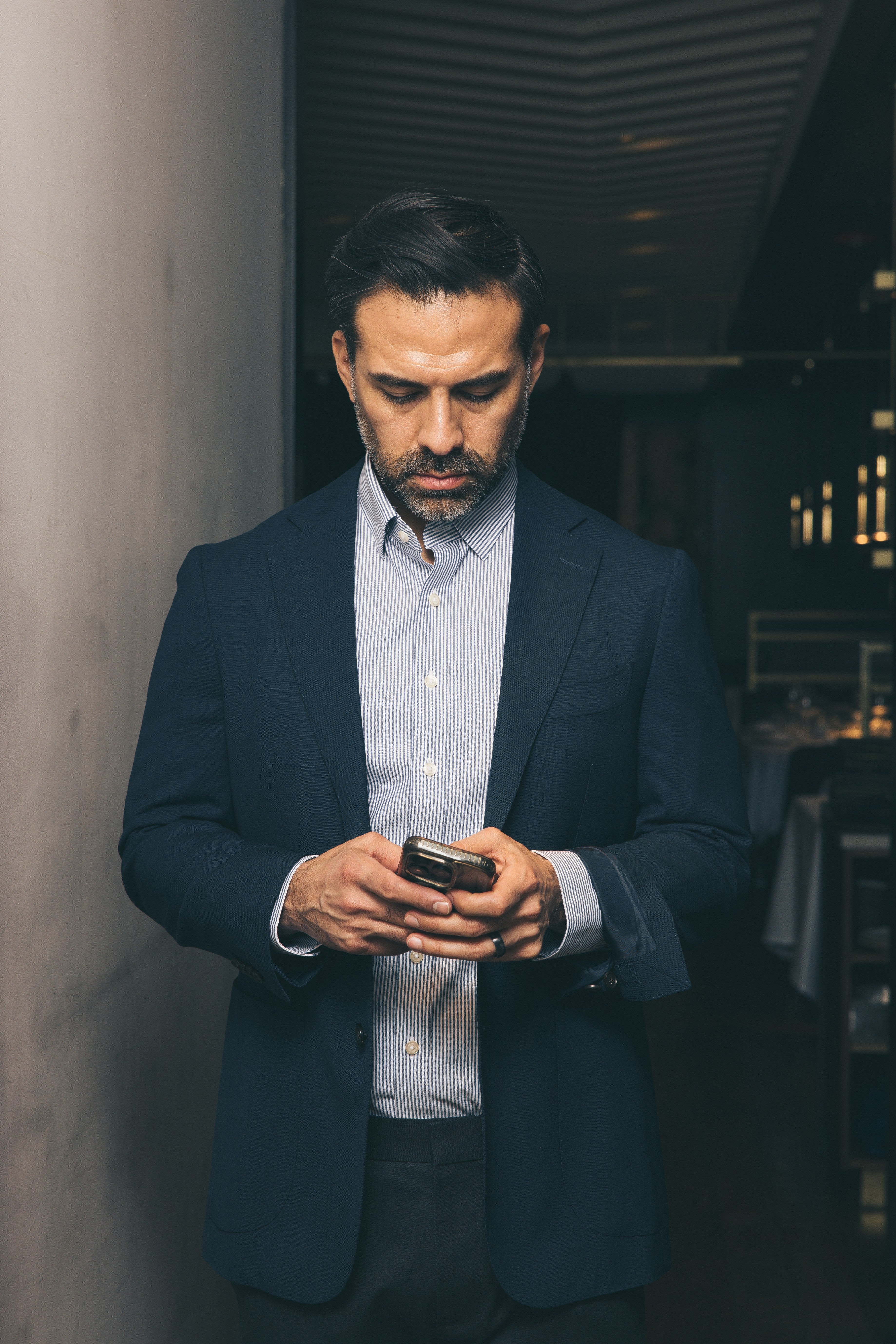 Cerruti Travel Blazer | Blue - Atica Man