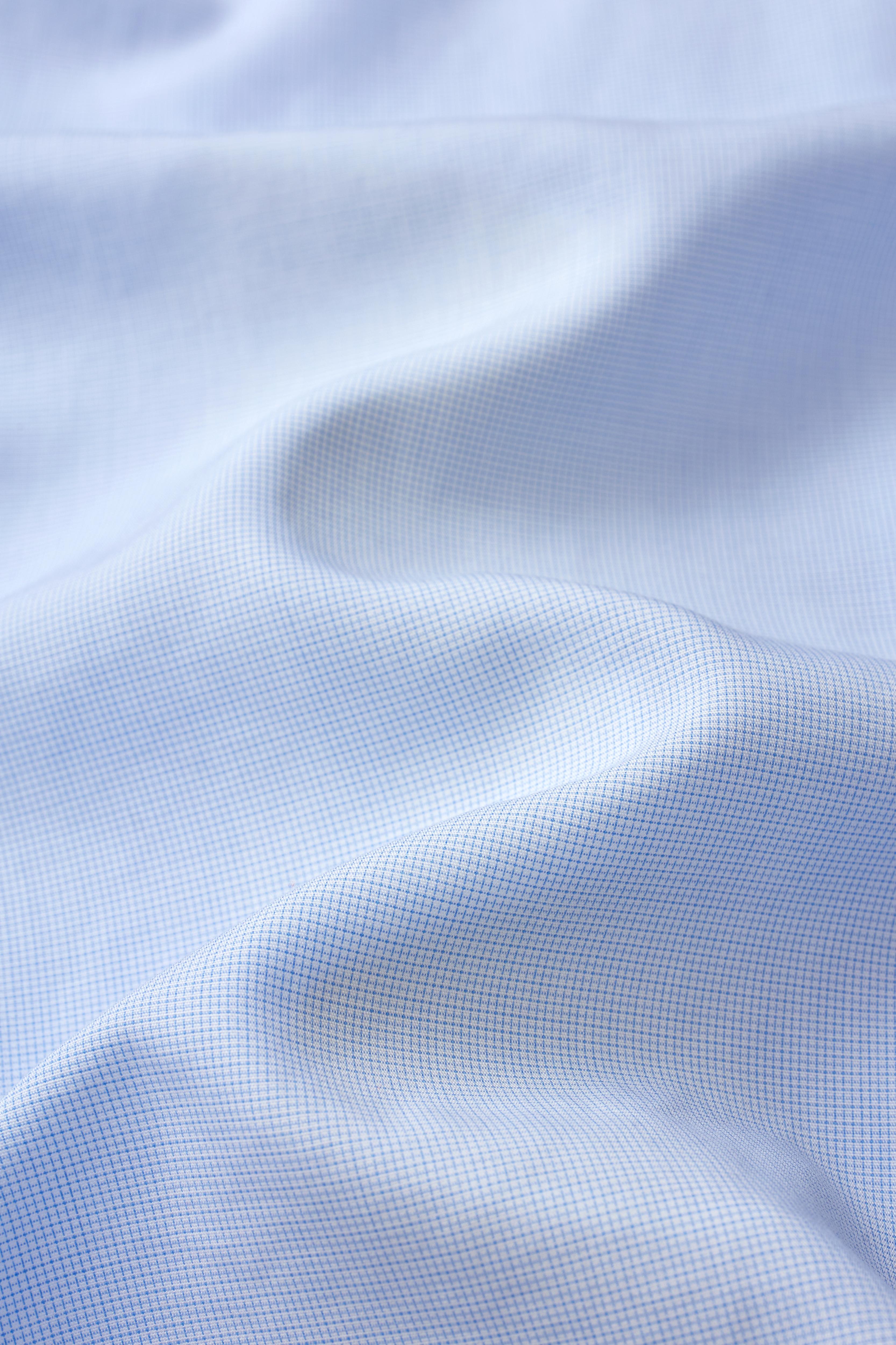 Riviera Light Blue Poplin Shirt - Atica Man