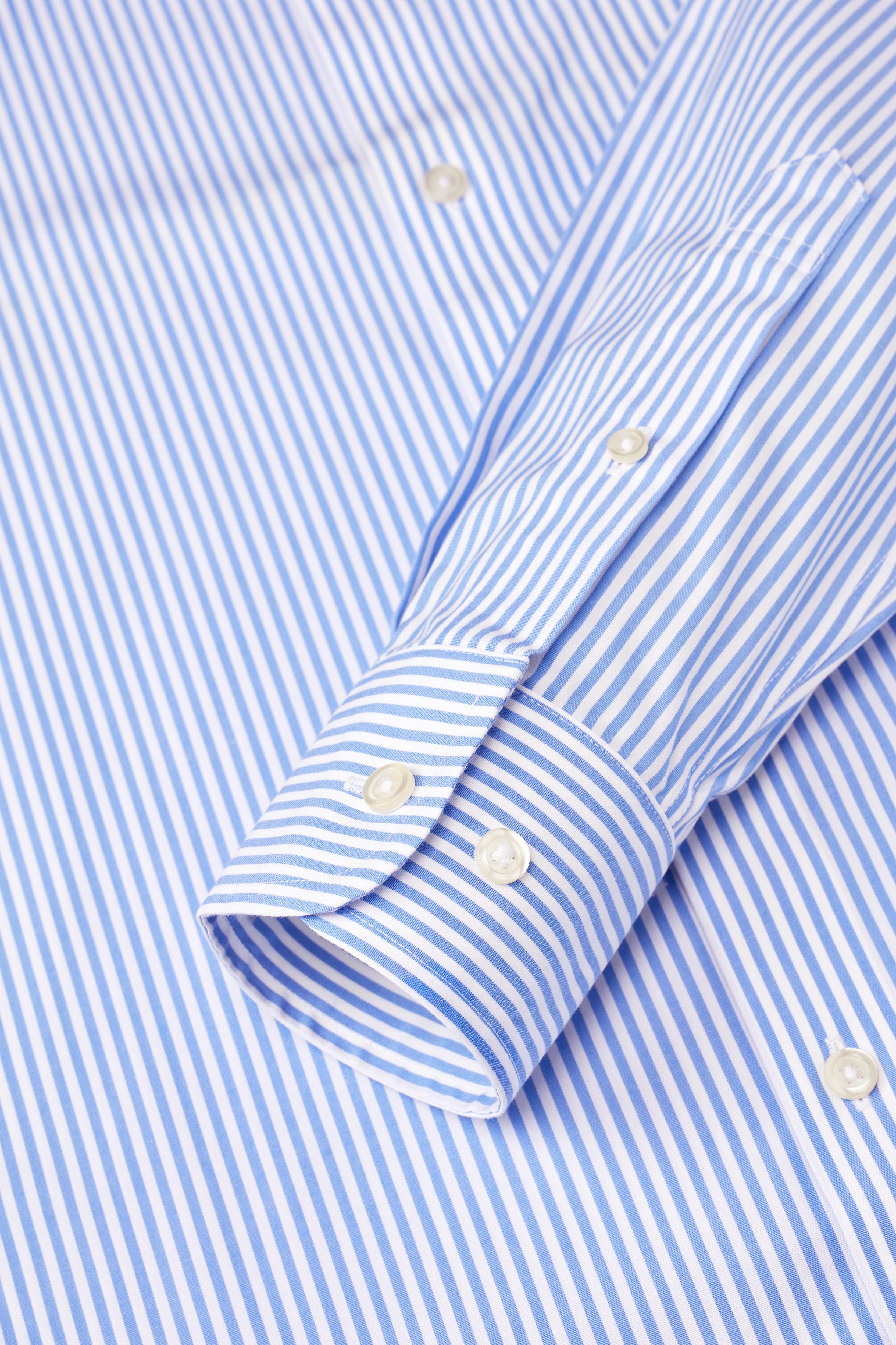 Oxfordshire Blue Stripe Shirt - Atica Man