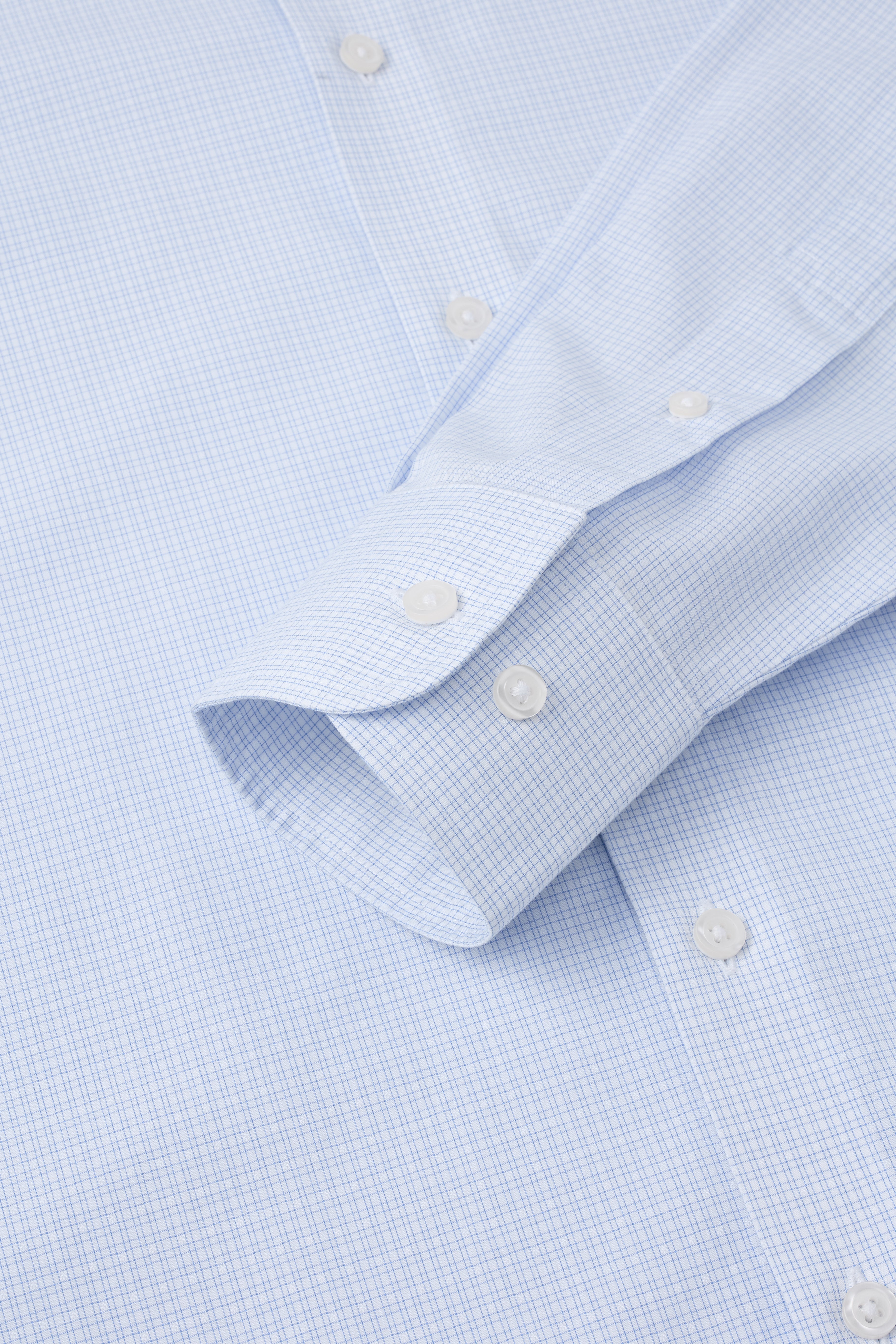 Riviera Light Blue Double Grid Shirt