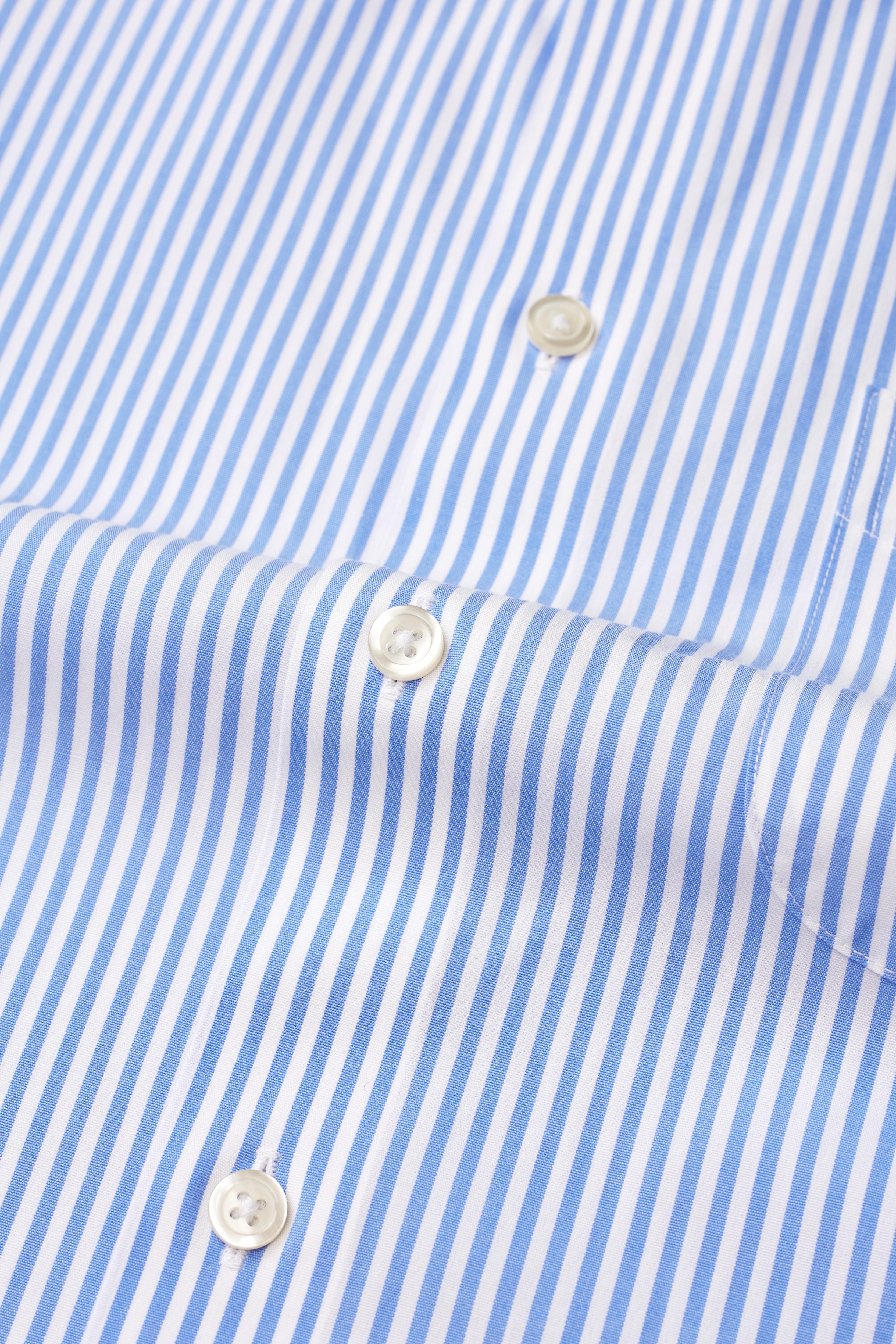 Oxfordshire Blue Stripe Shirt - Atica Man