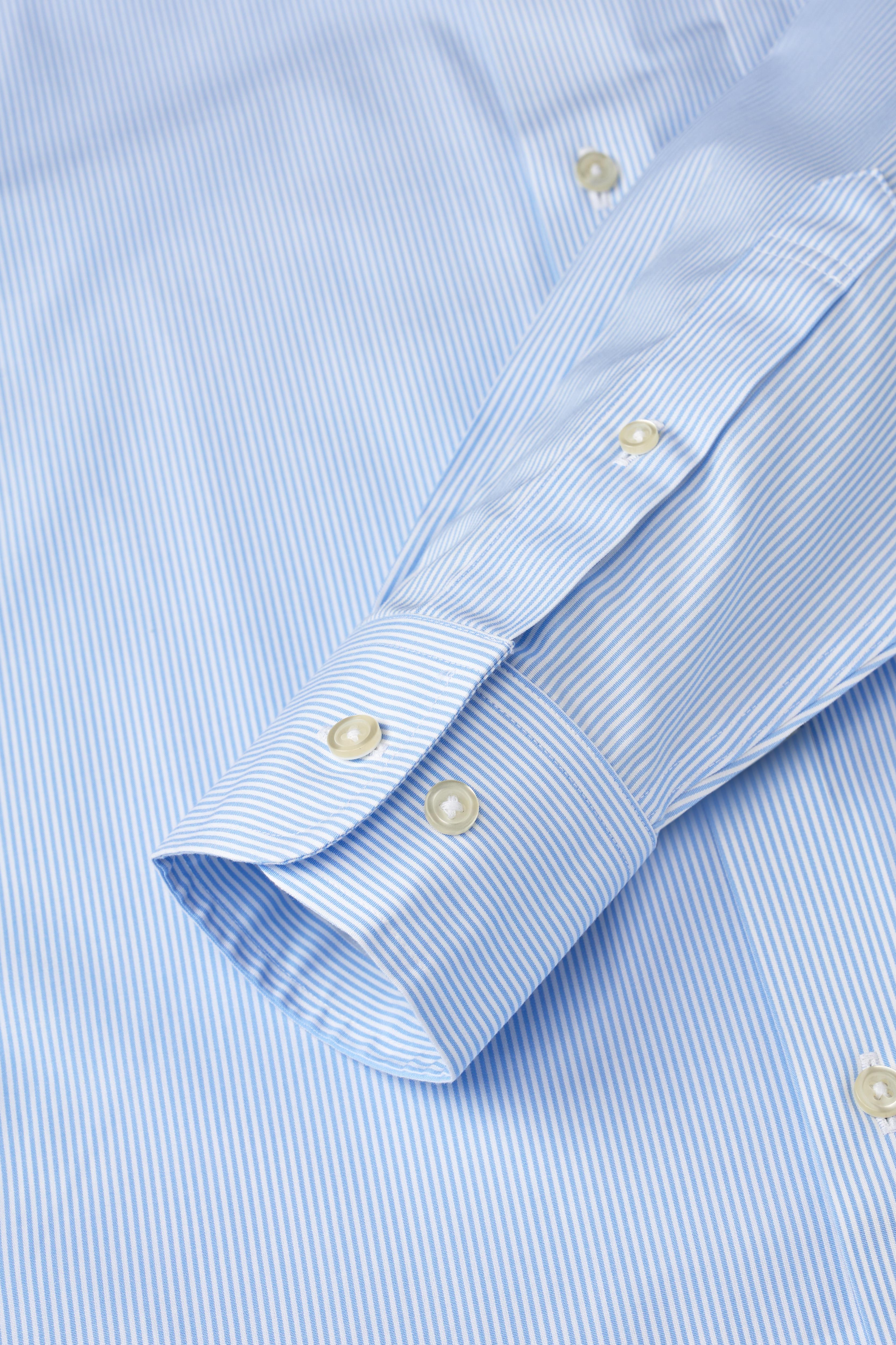 Oxfordshire Light Blue Stripes Shirt - Atica Man