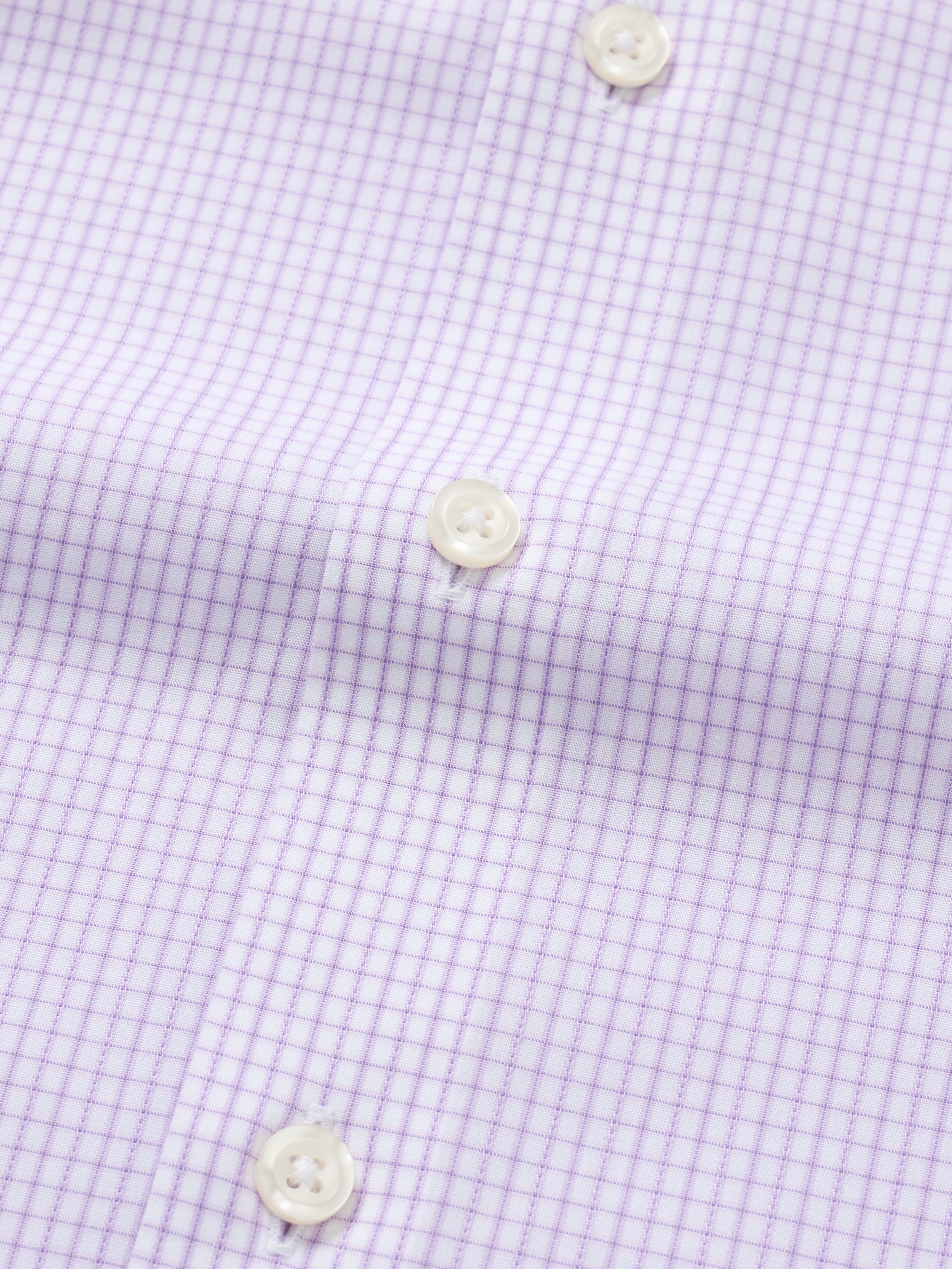 Greenwich Purple Mini Grid Shirt
