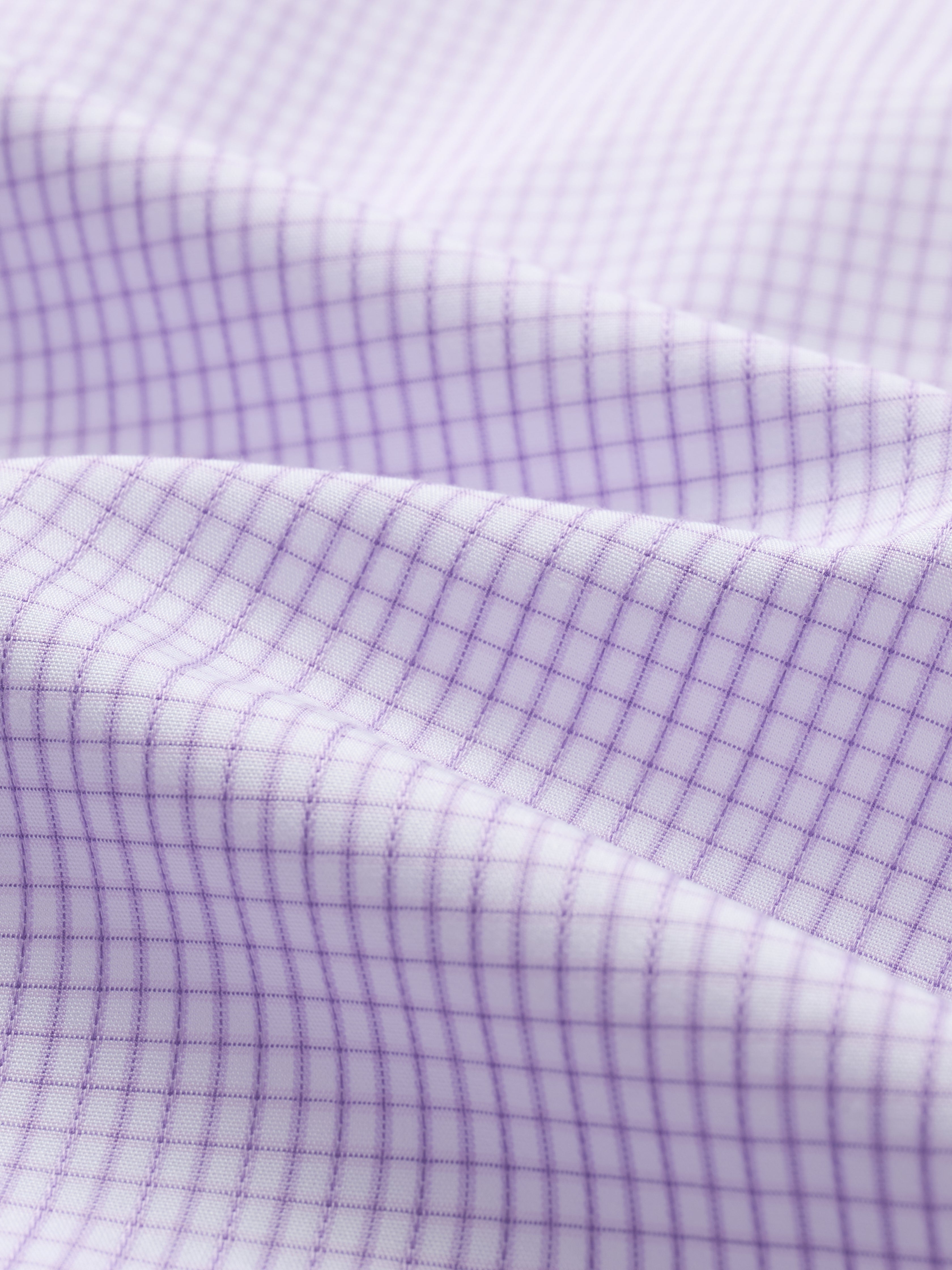 Greenwich Purple Mini Grid Shirt