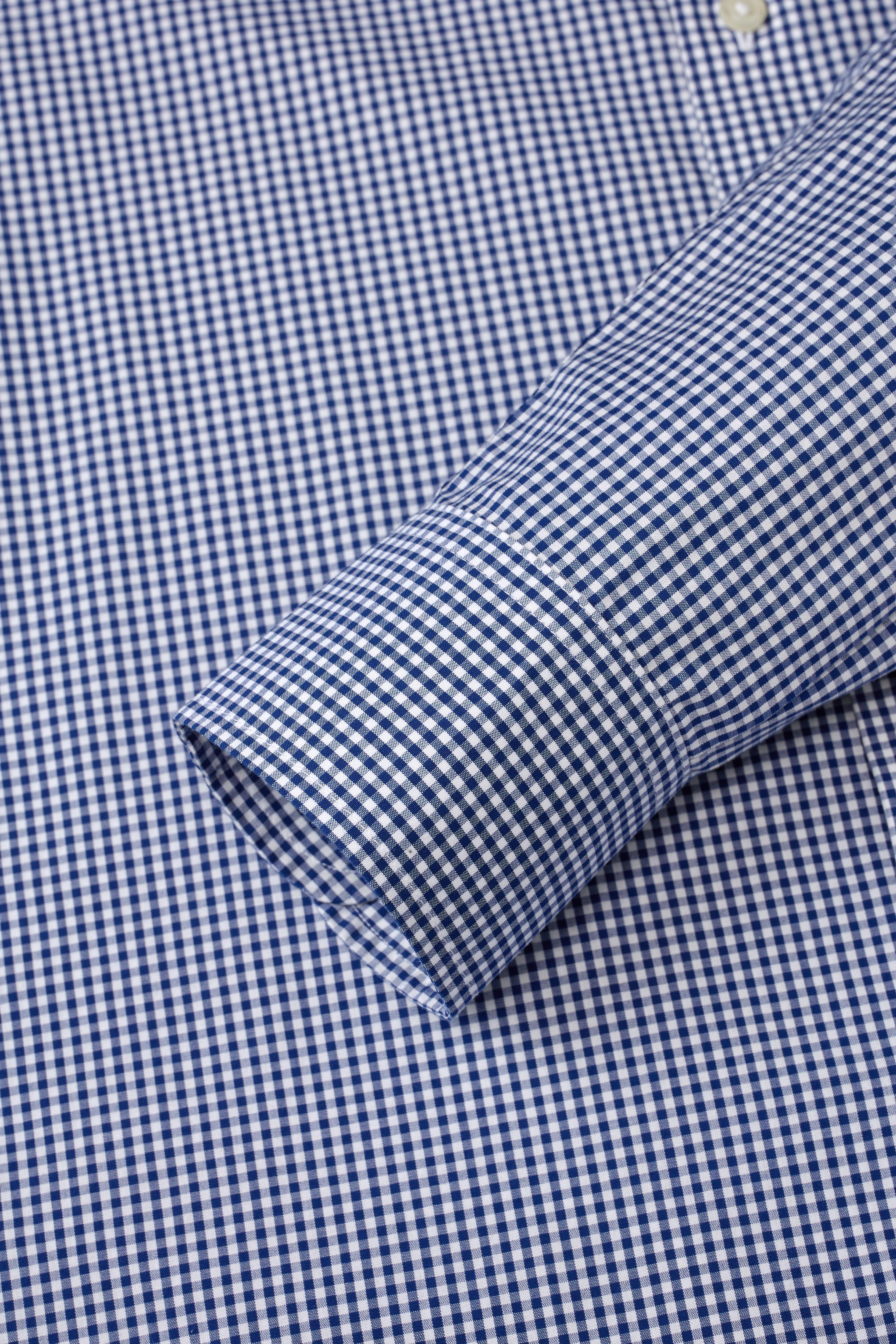Riviera Navy Check Shirt - Atica Man