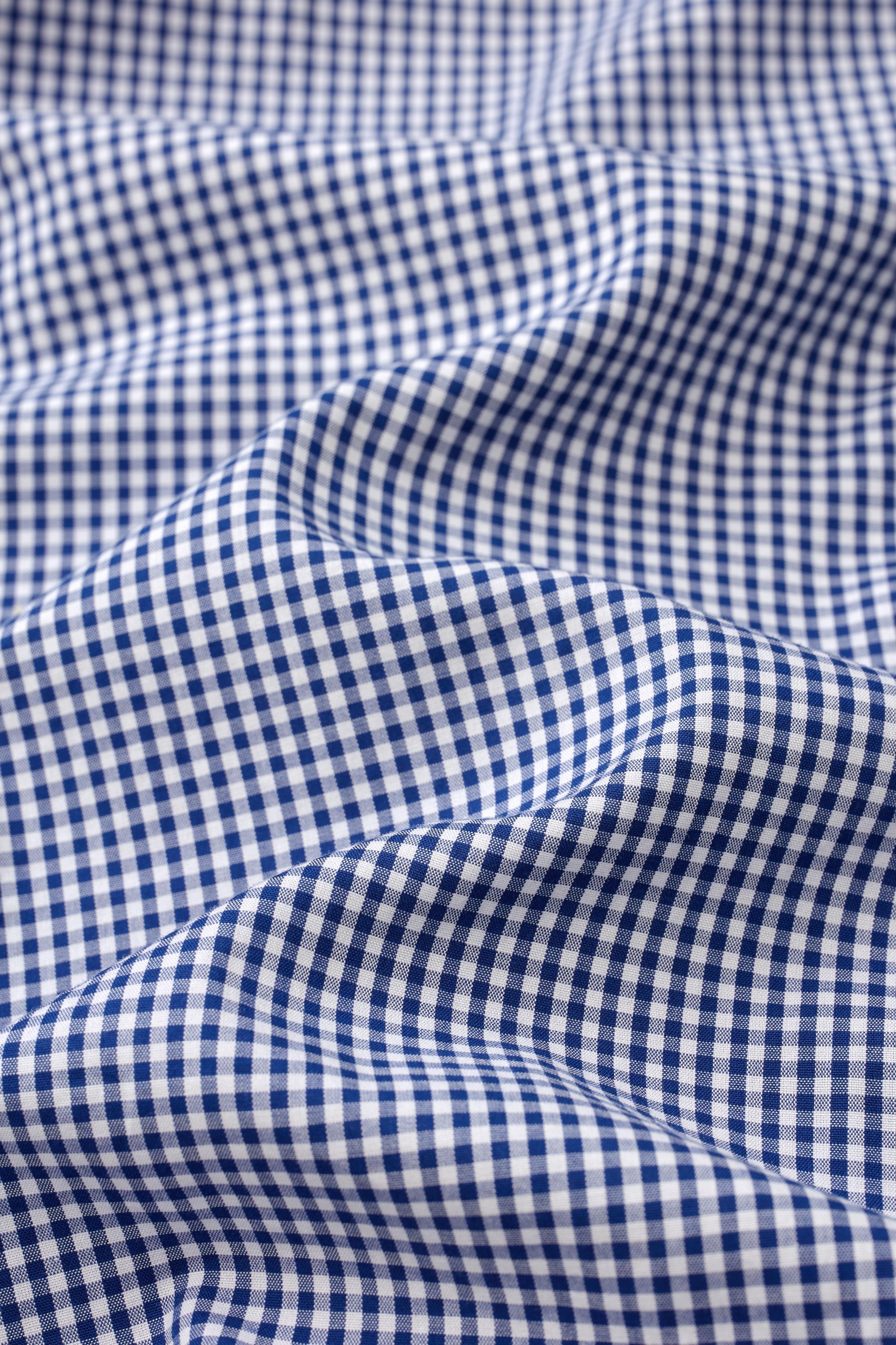 Riviera Navy Check Shirt - Atica Man