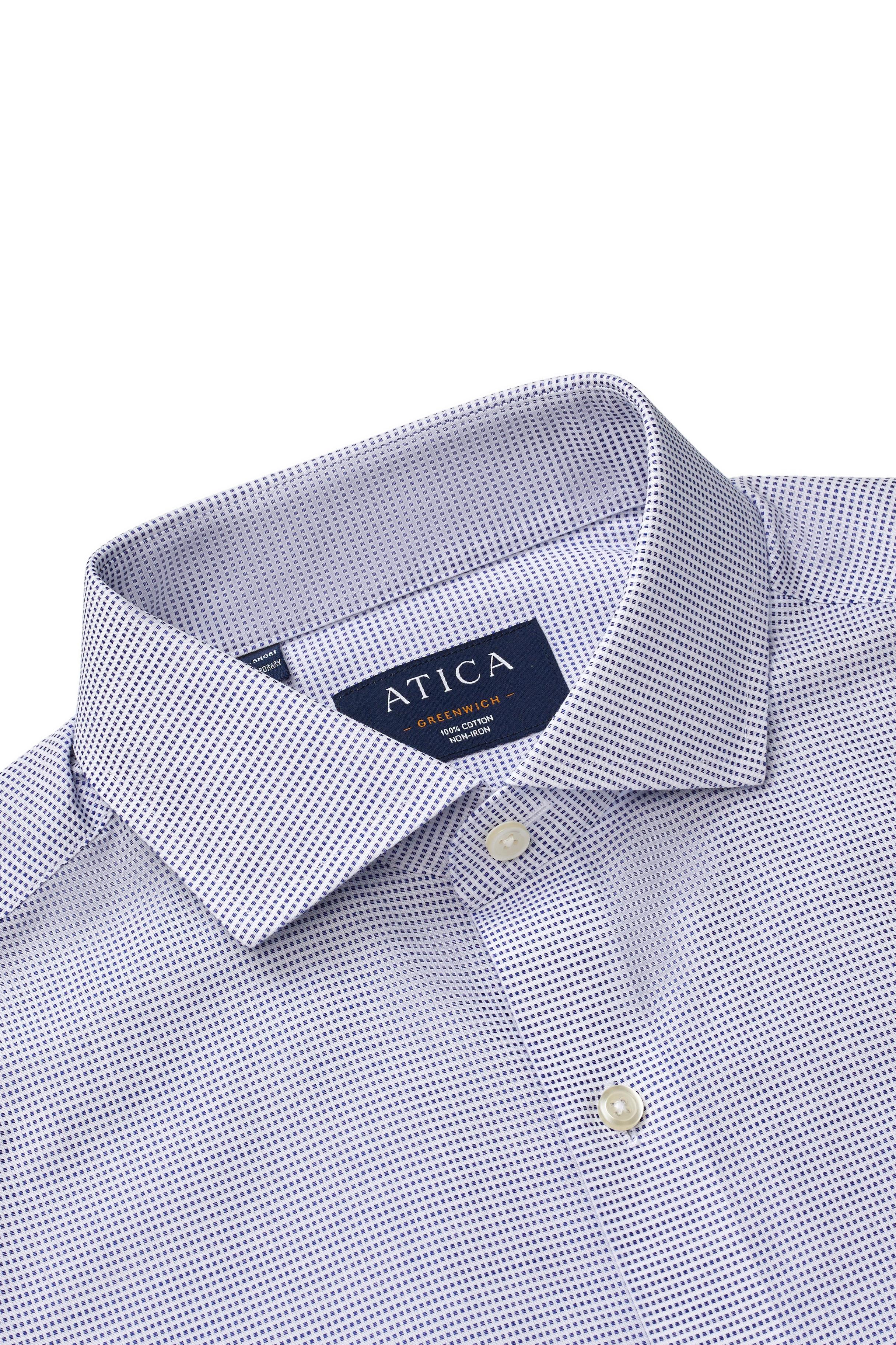 Greenwich Blue Check Shirt - Atica Man