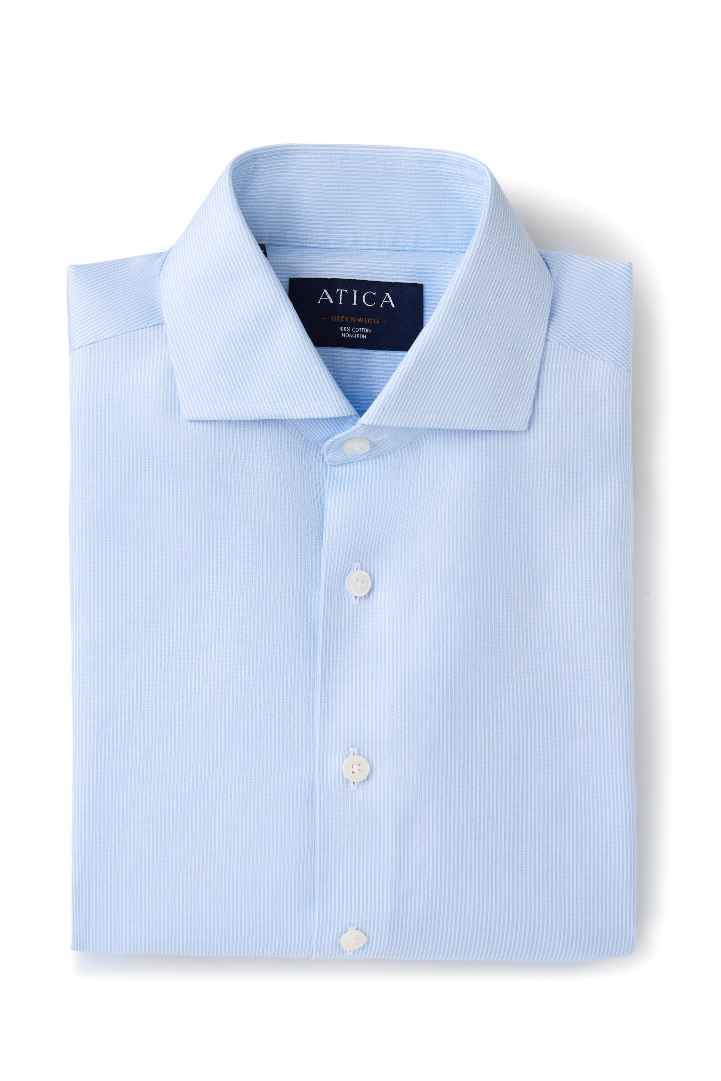 Greenwich Tonal Stripe Shirt - Atica Man