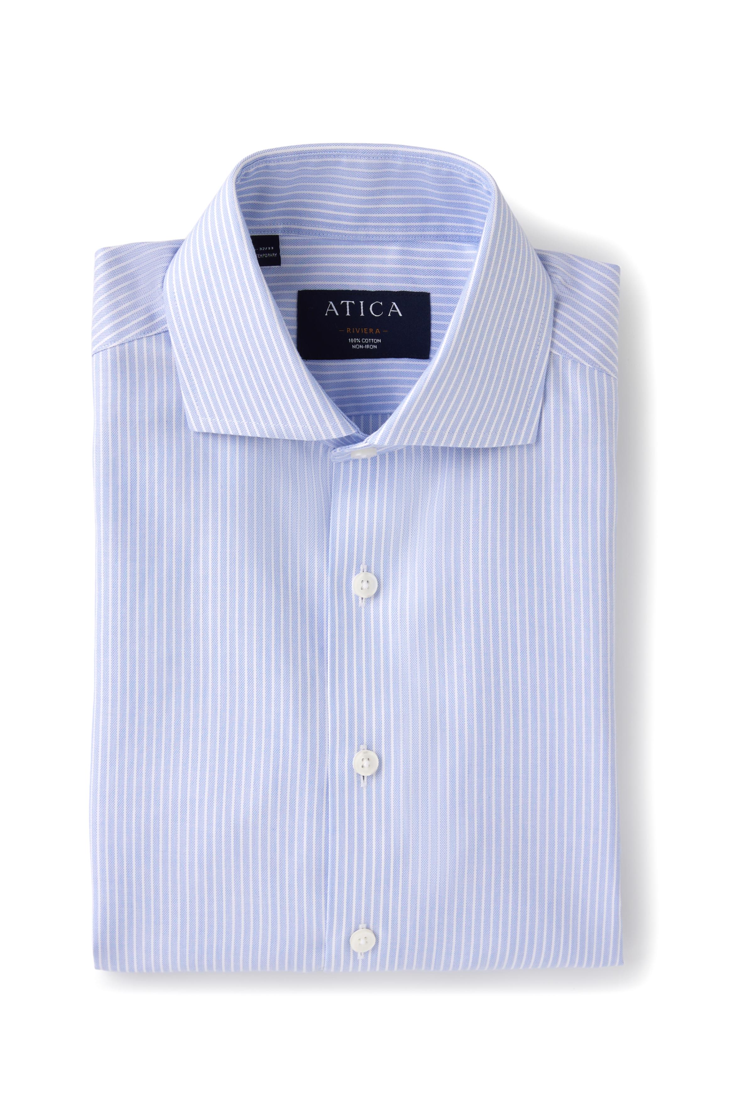 Riviera White Stripe Shirt - Atica Man