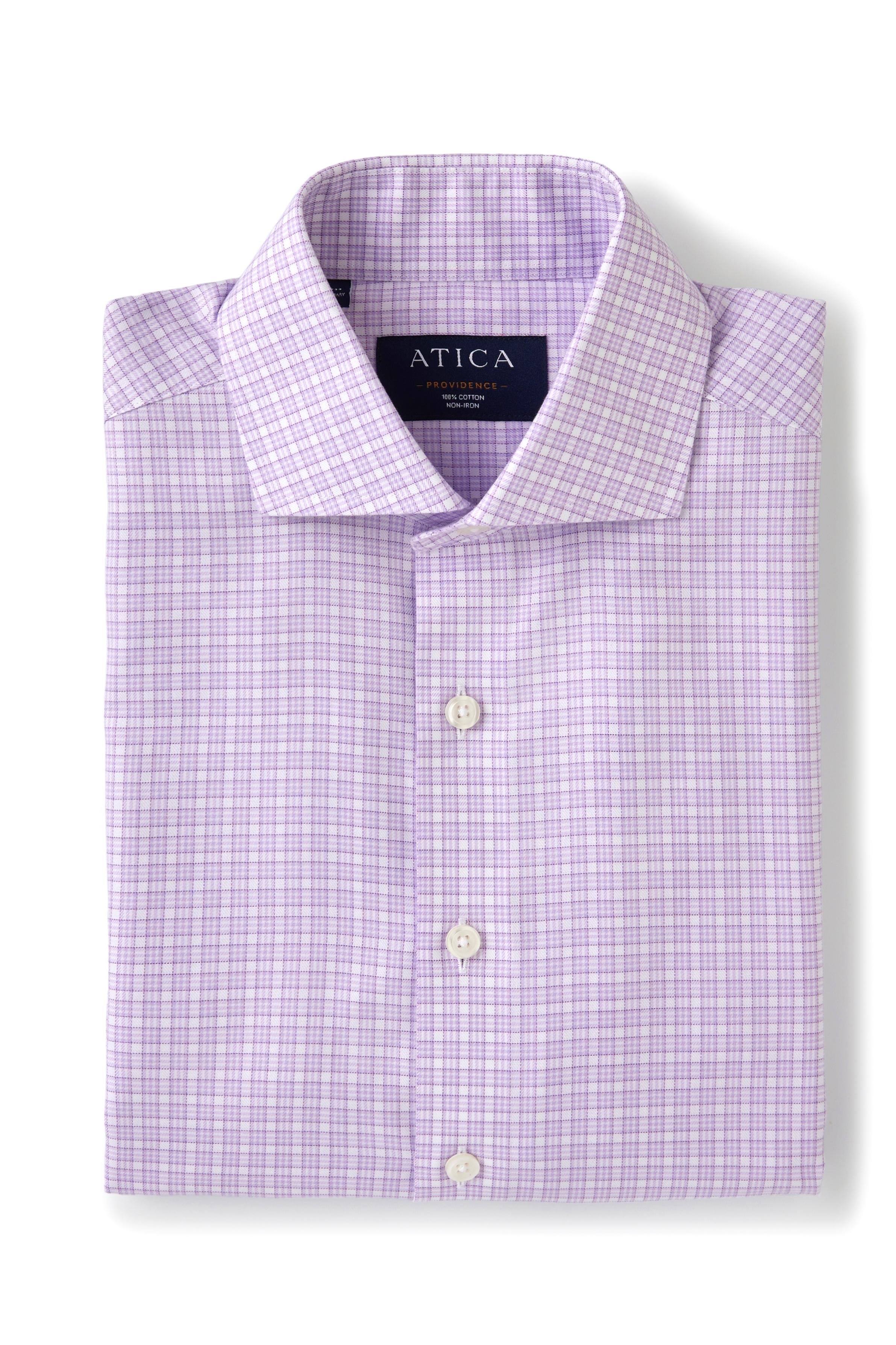 Providence Lavender Check Shirt - Atica Man