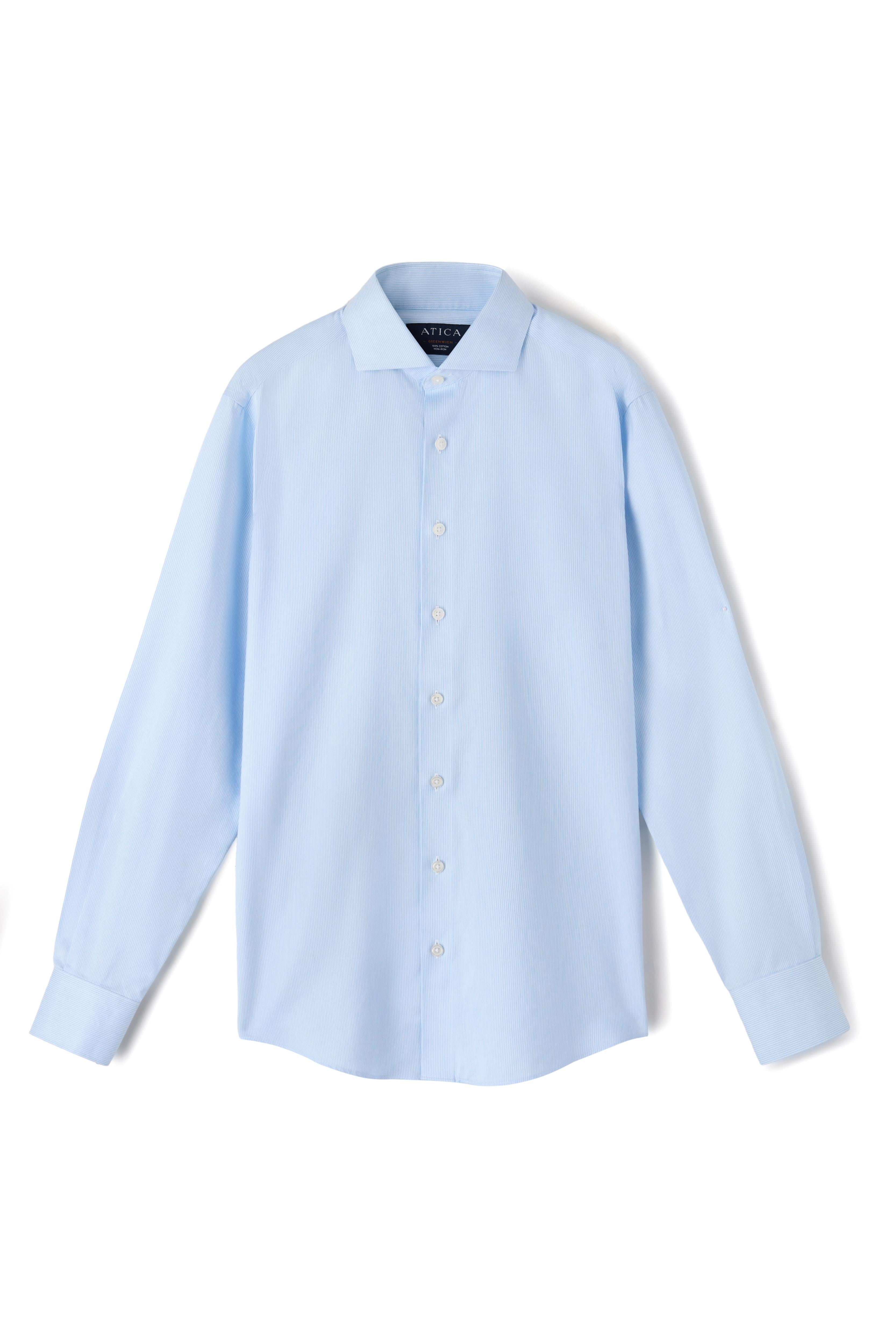 Greenwich Tonal Stripe Shirt - Atica Man