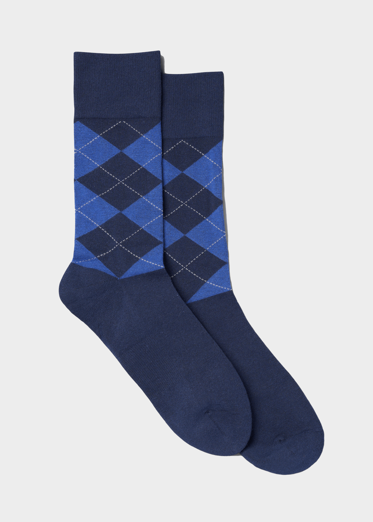 Everyday Comfort Socks | Argyle Pattern.