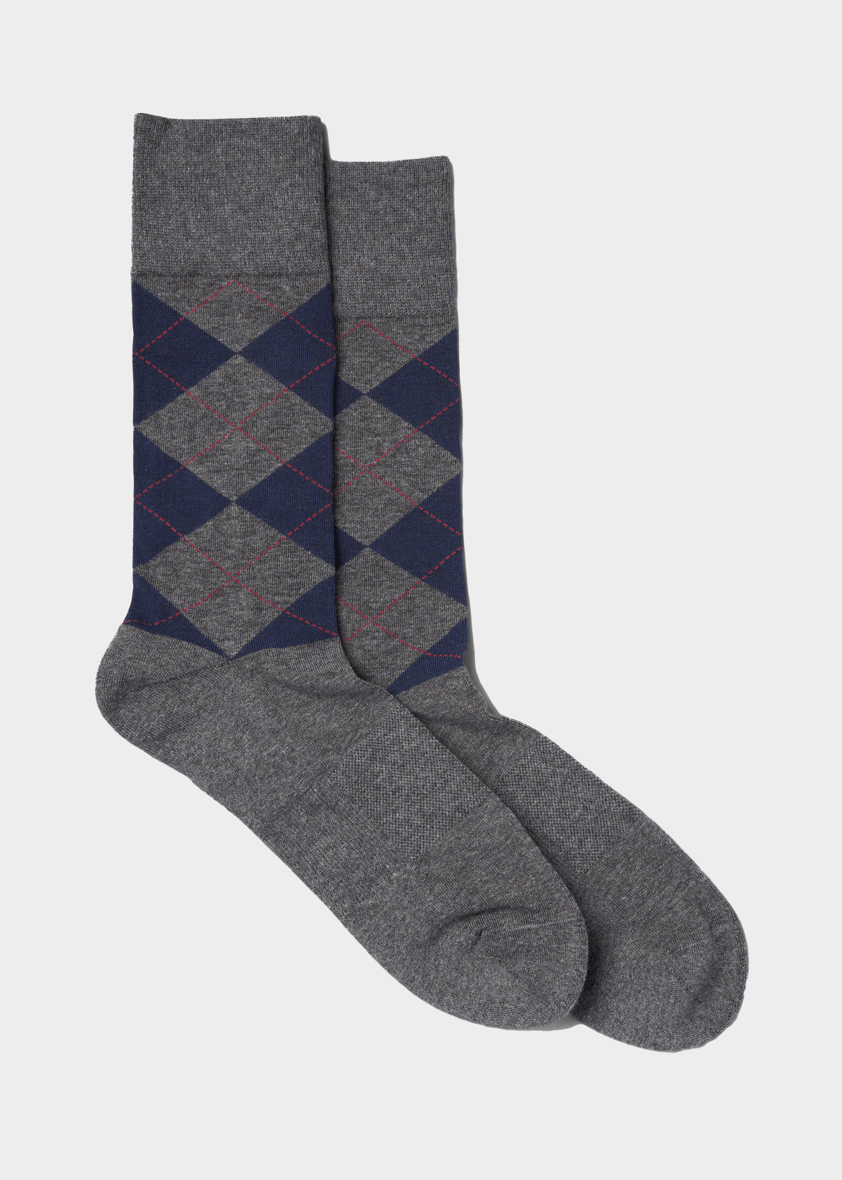 Everyday Comfort Socks | Argyle Pattern.