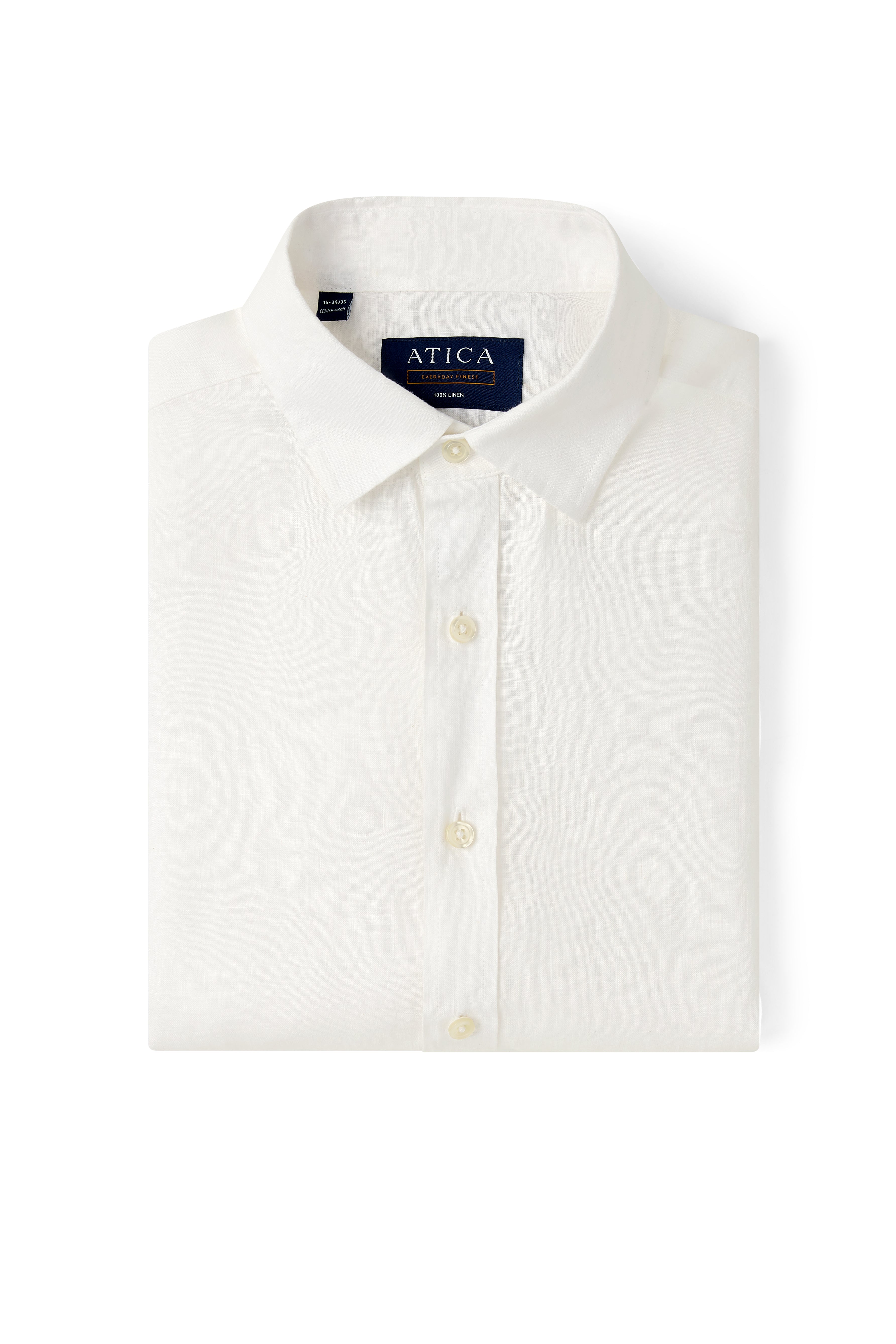 Everyday White Long Sleeve Linen Shirt