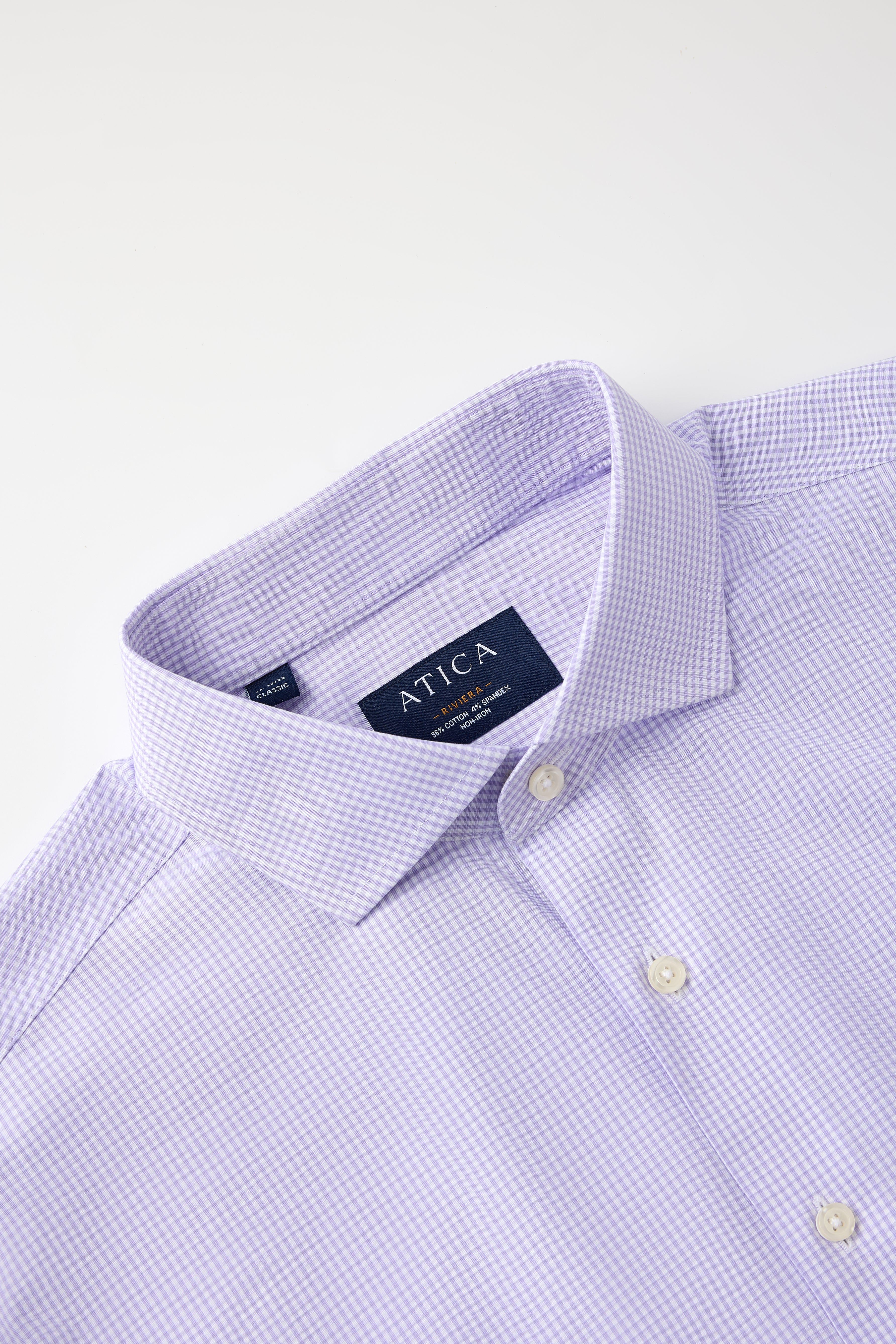 Riviera Lavender Gingham Shirt