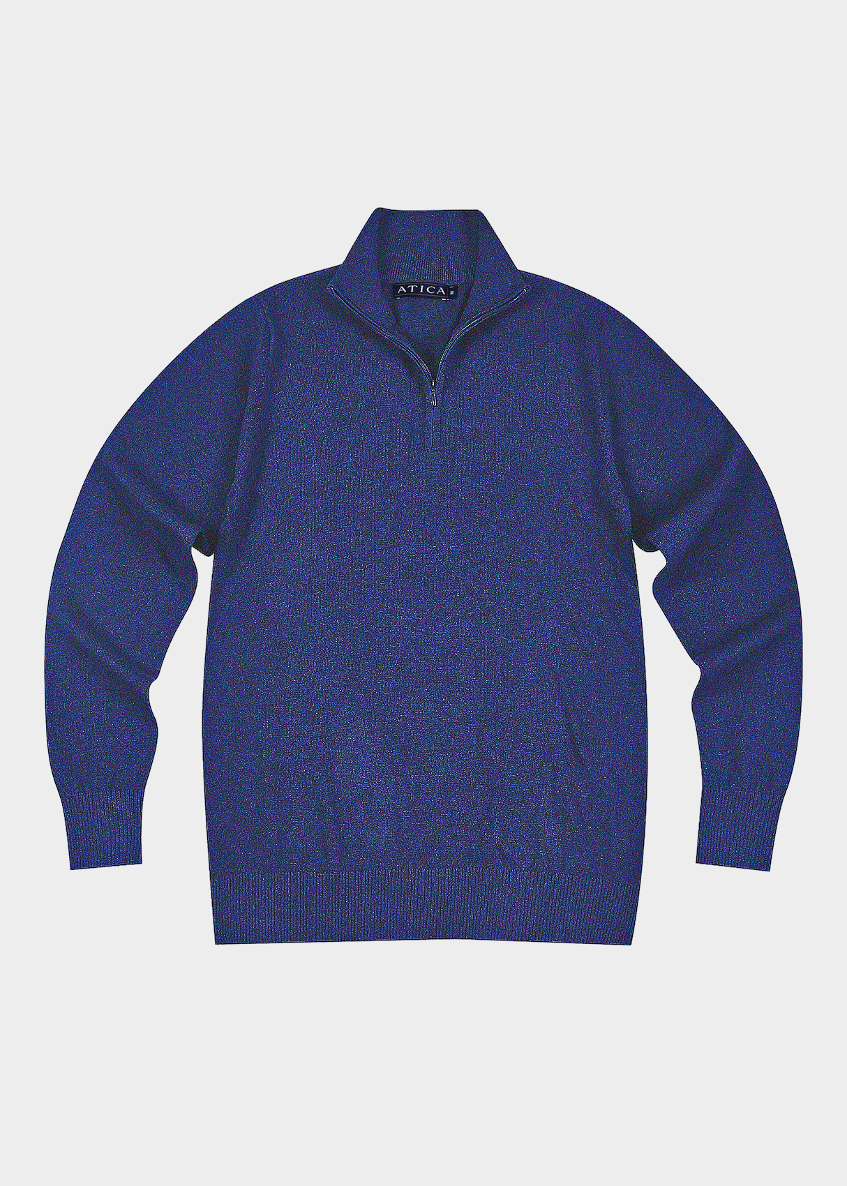 Cashmere Blend Zip-Up Sweater.