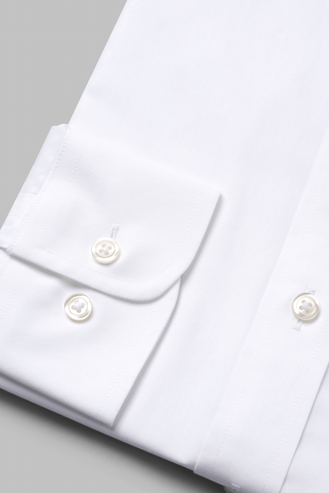 Boston Pinpoint White Dress Shirt – Non-Iron, Wrinkle-Resistant, Breathable Cotton Fabric, English Spread Collar