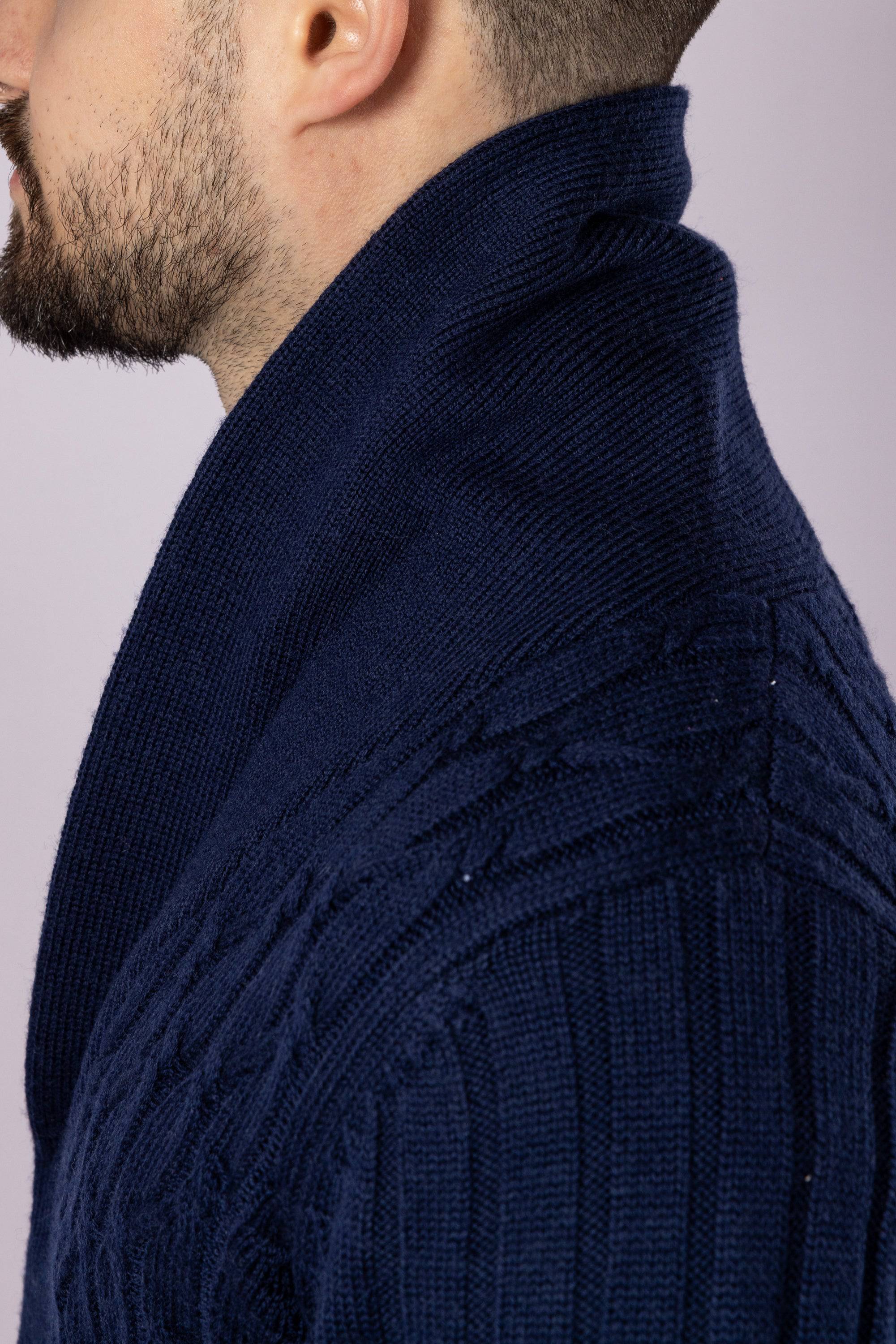 Cable Knit Cardigan - Atica Man