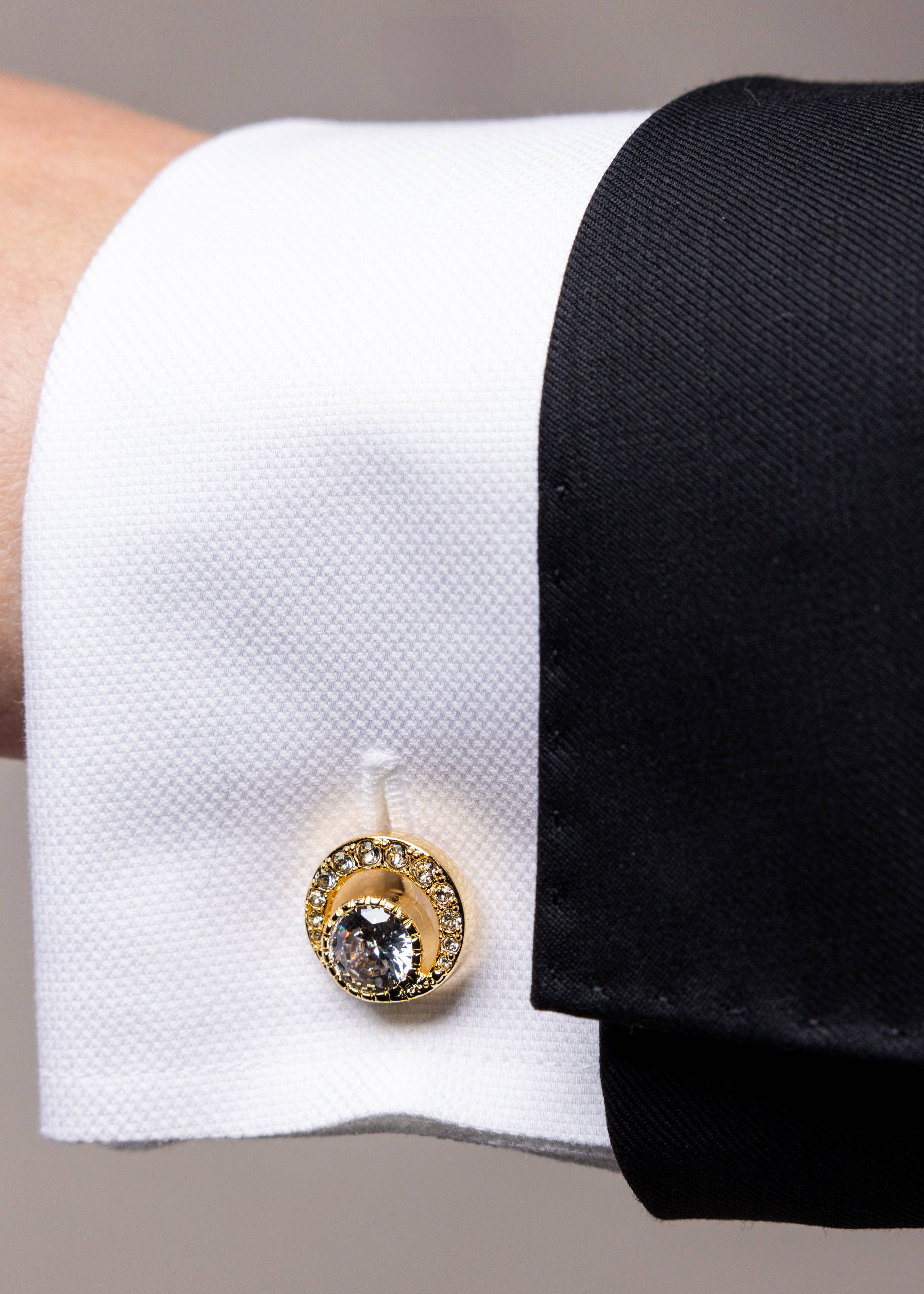 Celestial Halo Cufflinks - Atica Man