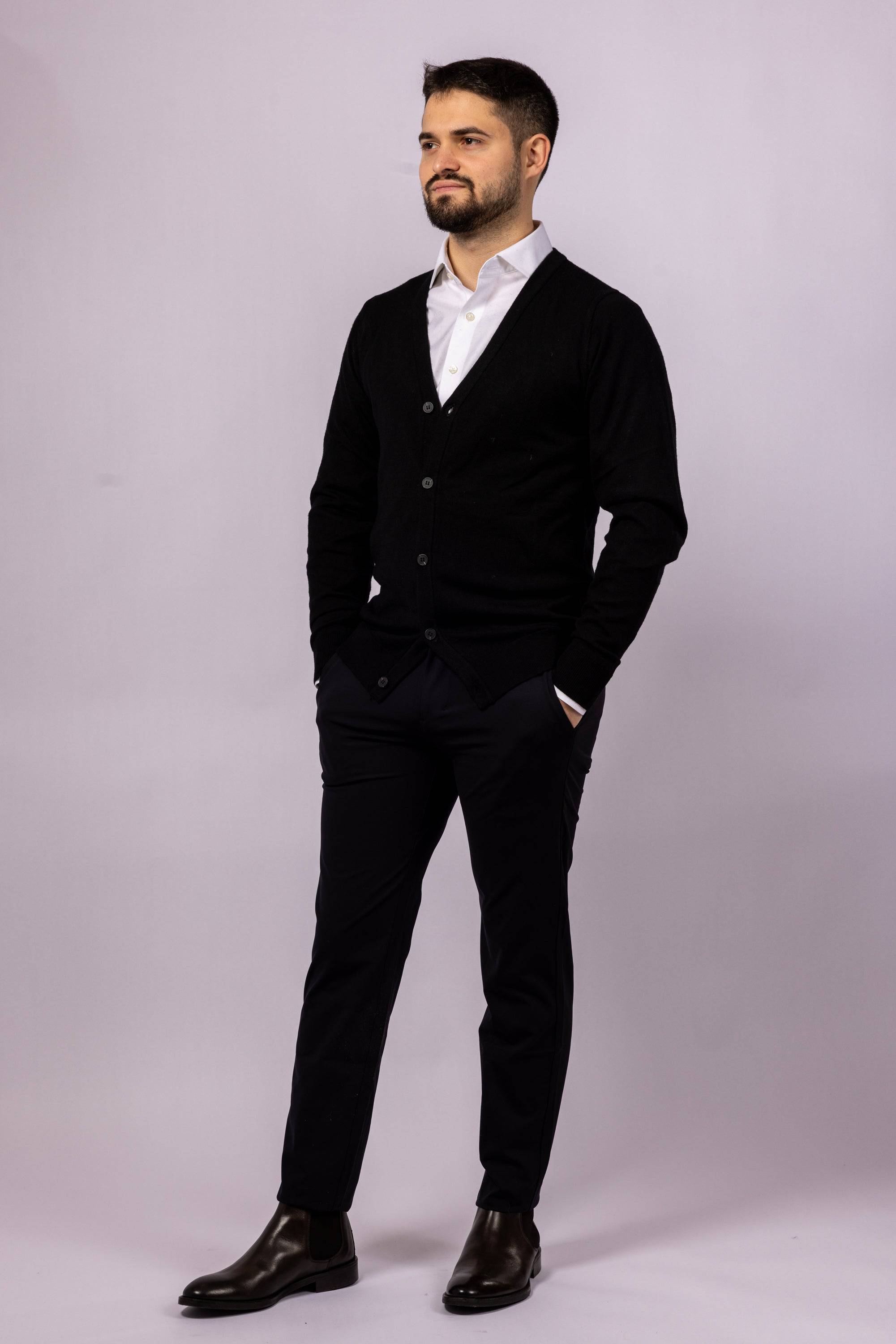 Classic Button-Up Cardigan - Atica Man