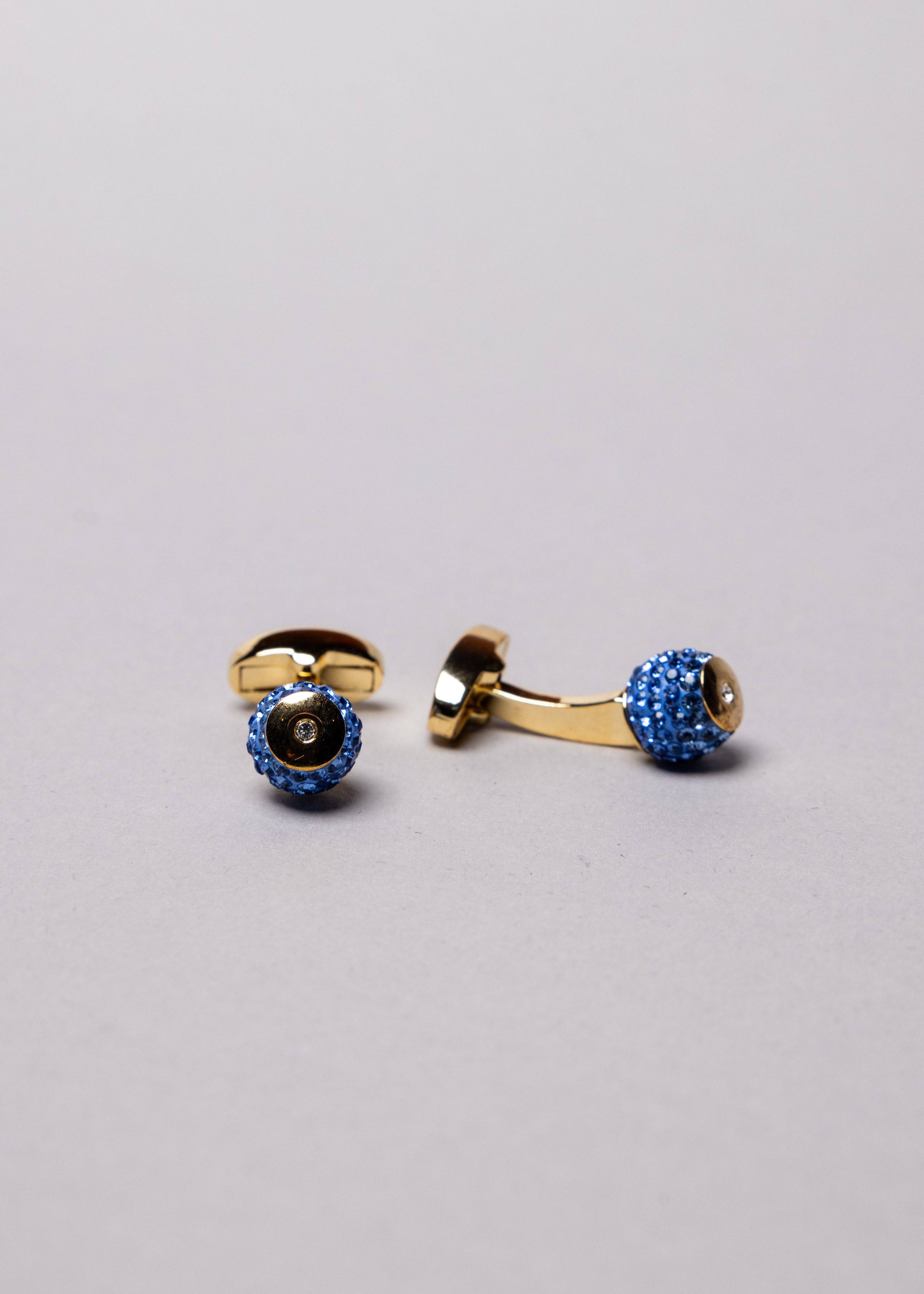 Crystal Knob Cufflinks - Atica Man