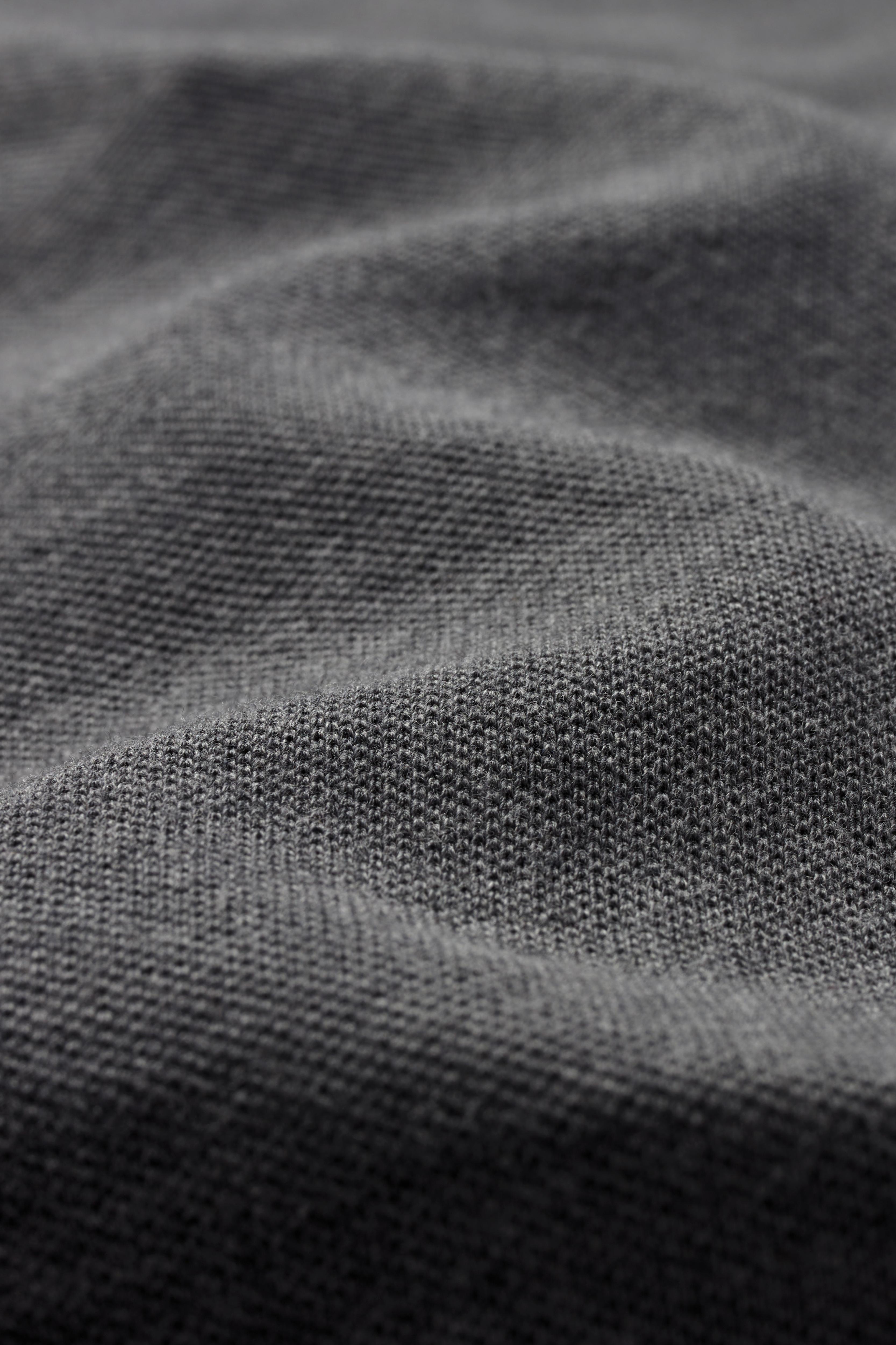 Grey Dress Collar Performance Polo - Atica Man