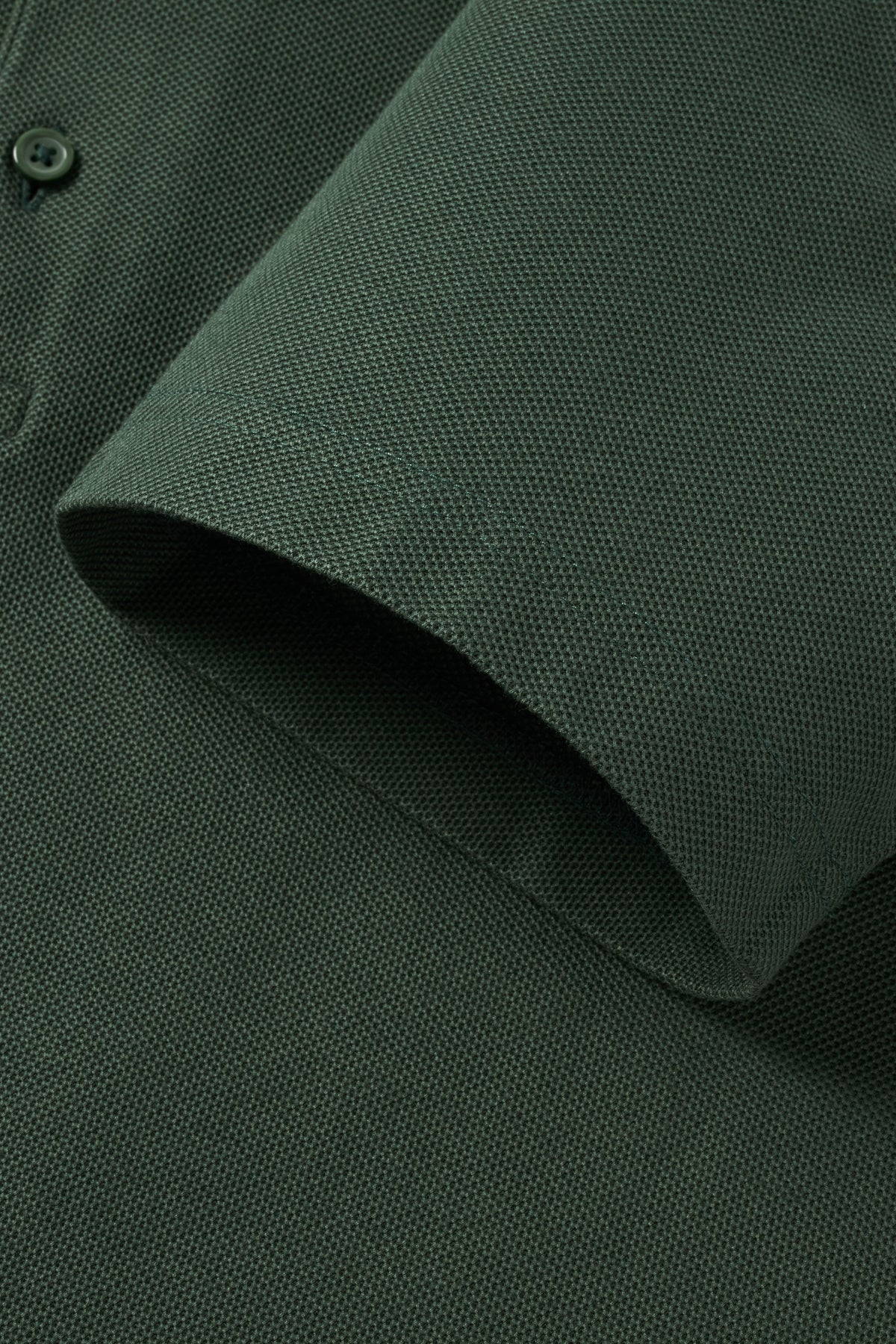 Forest Green Dress Collar Performance Polo - Atica Man