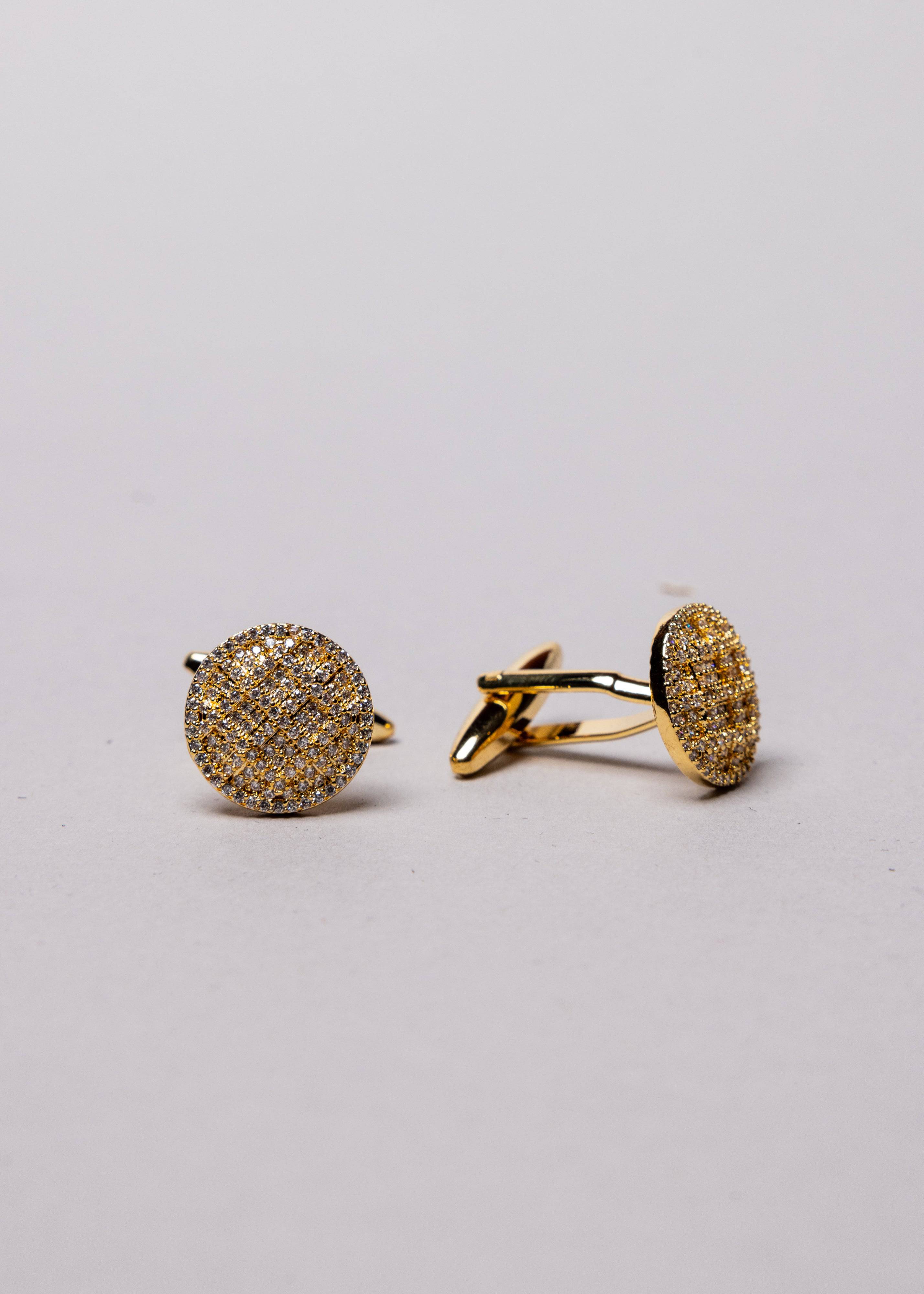 Grid Gleam Cufflinks - Atica Man