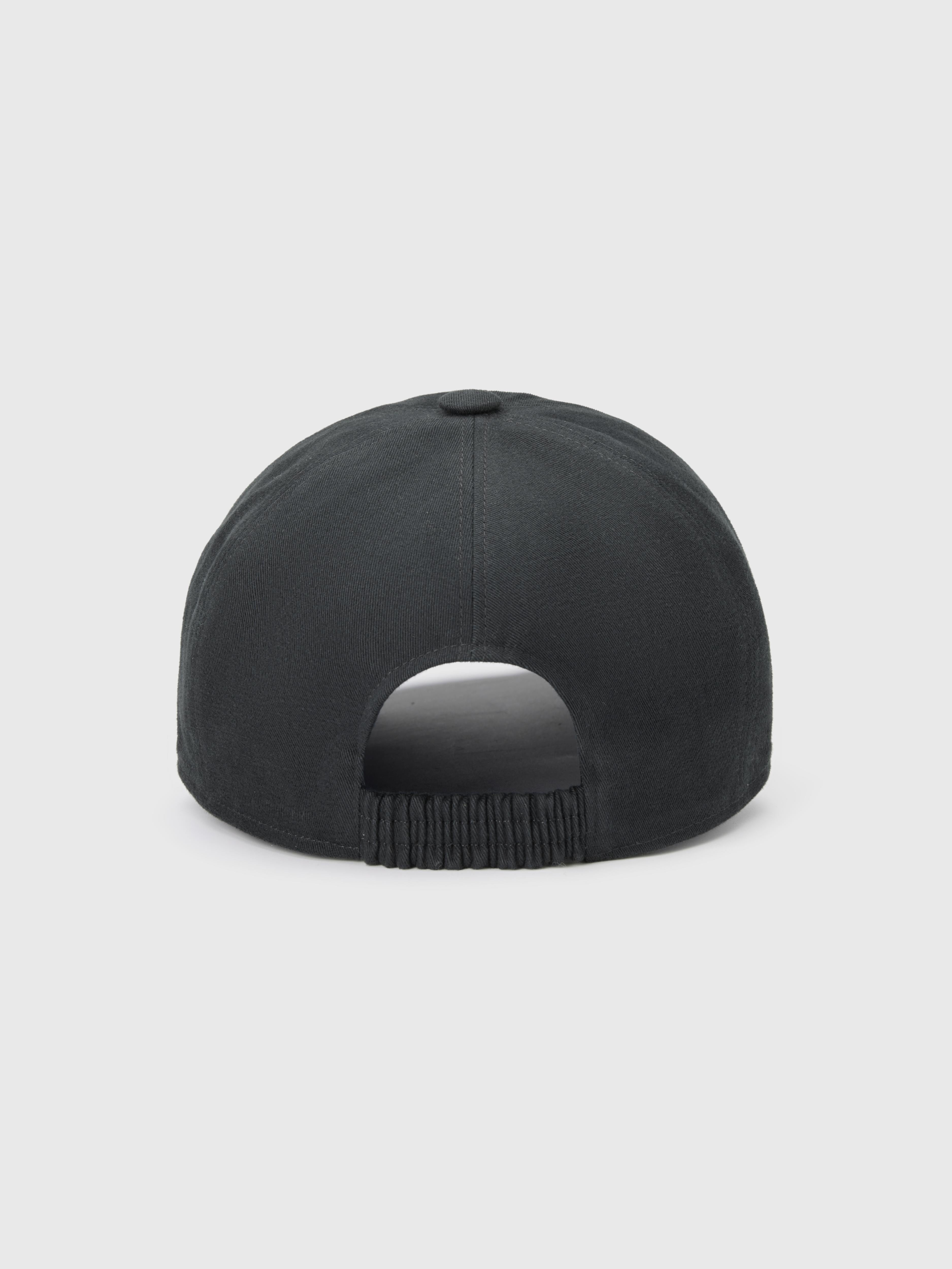 Black Drill Baseball Cap - Atica Man