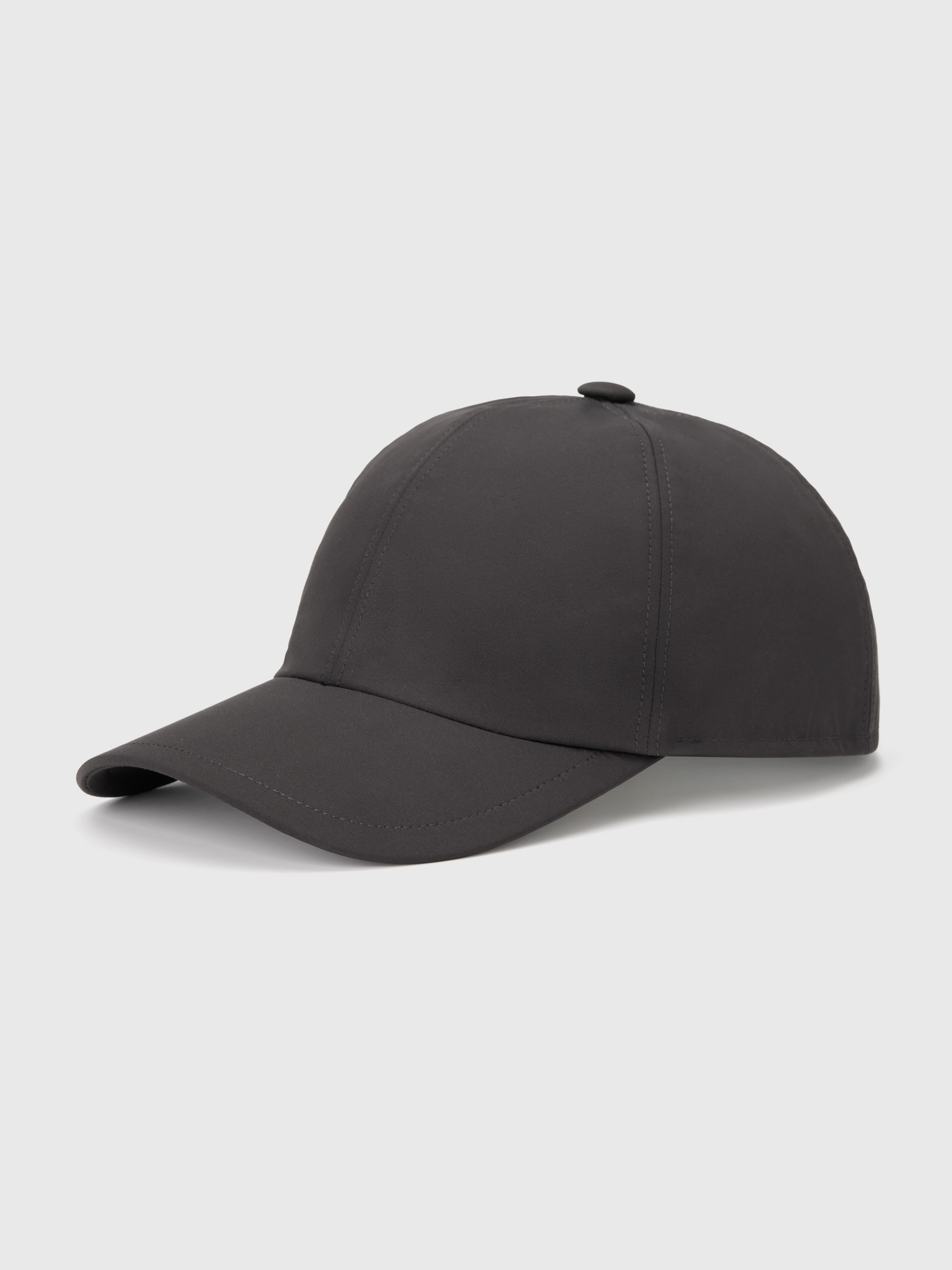 Black Rainproof Baseball Cap - Atica Man