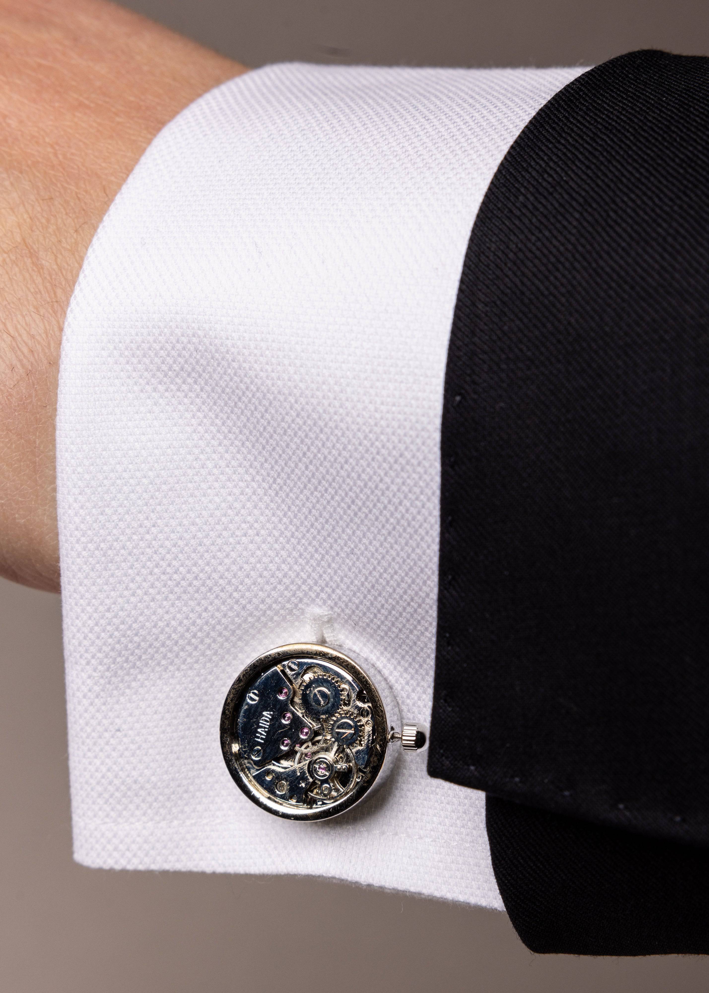 Mechanical Watch Cufflinks - Atica Man