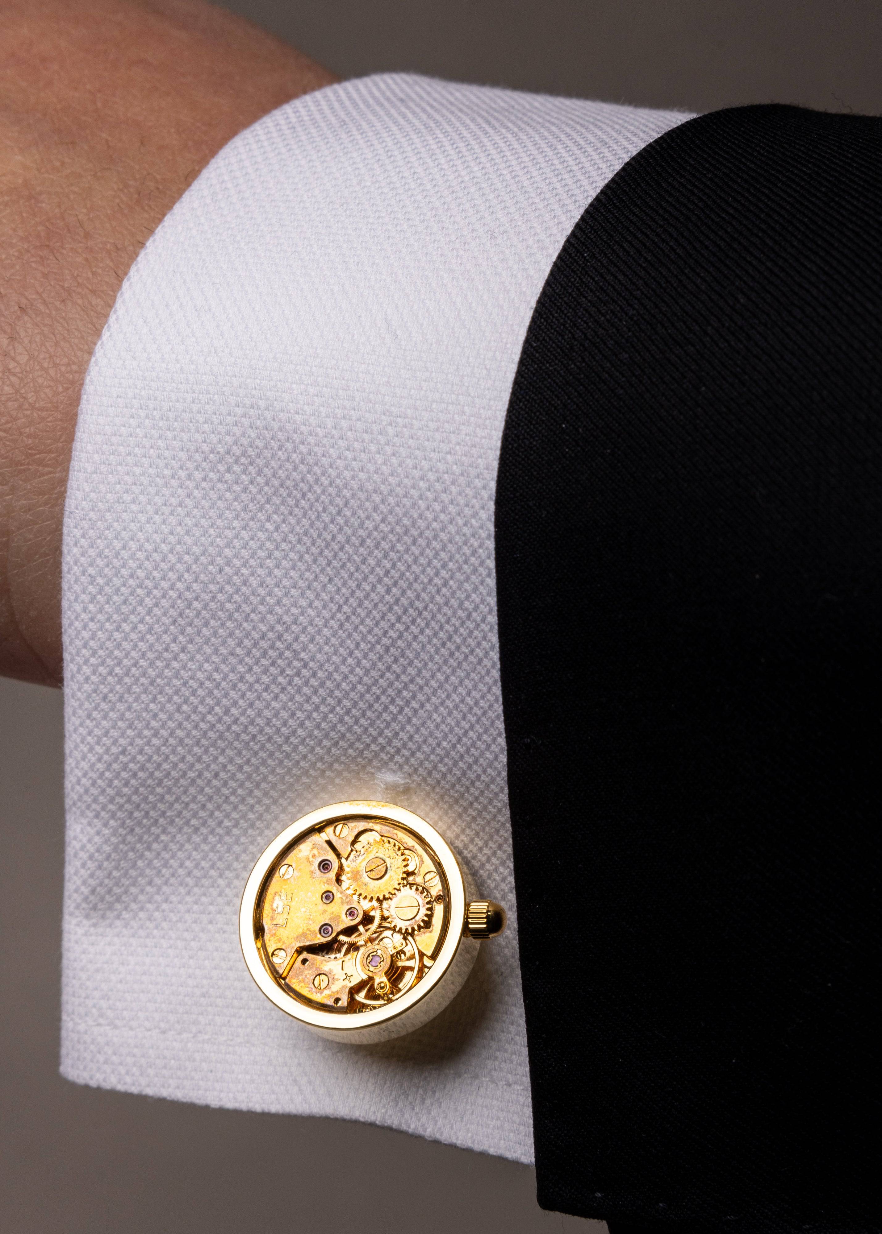 Mechanical Watch Cufflinks - Atica Man