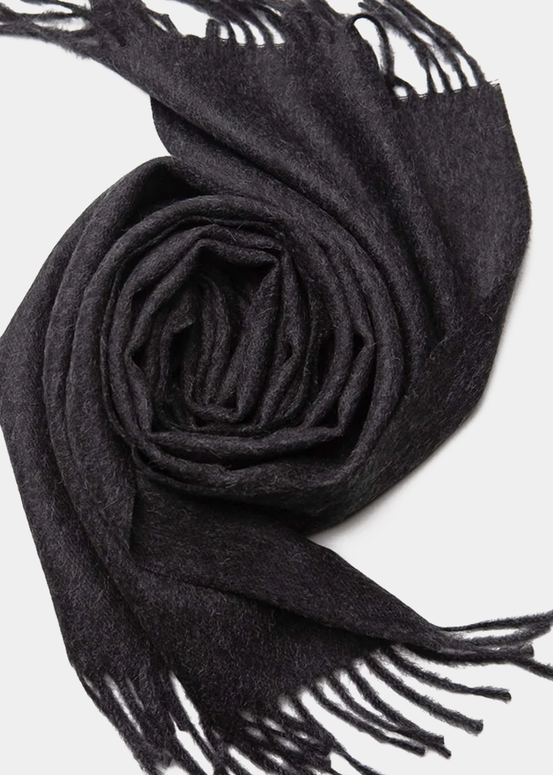 Solid Baby Alpaca Scarf - Atica Man