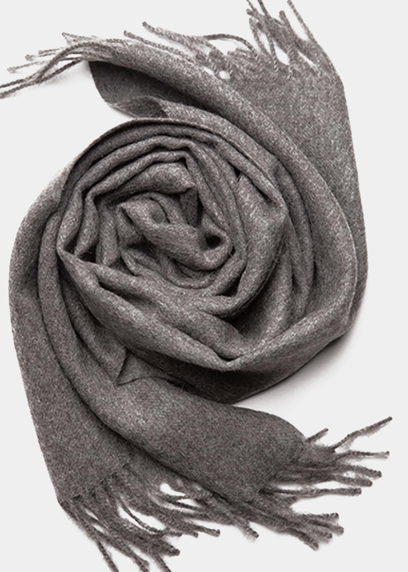 Solid Baby Alpaca Scarf - Atica Man