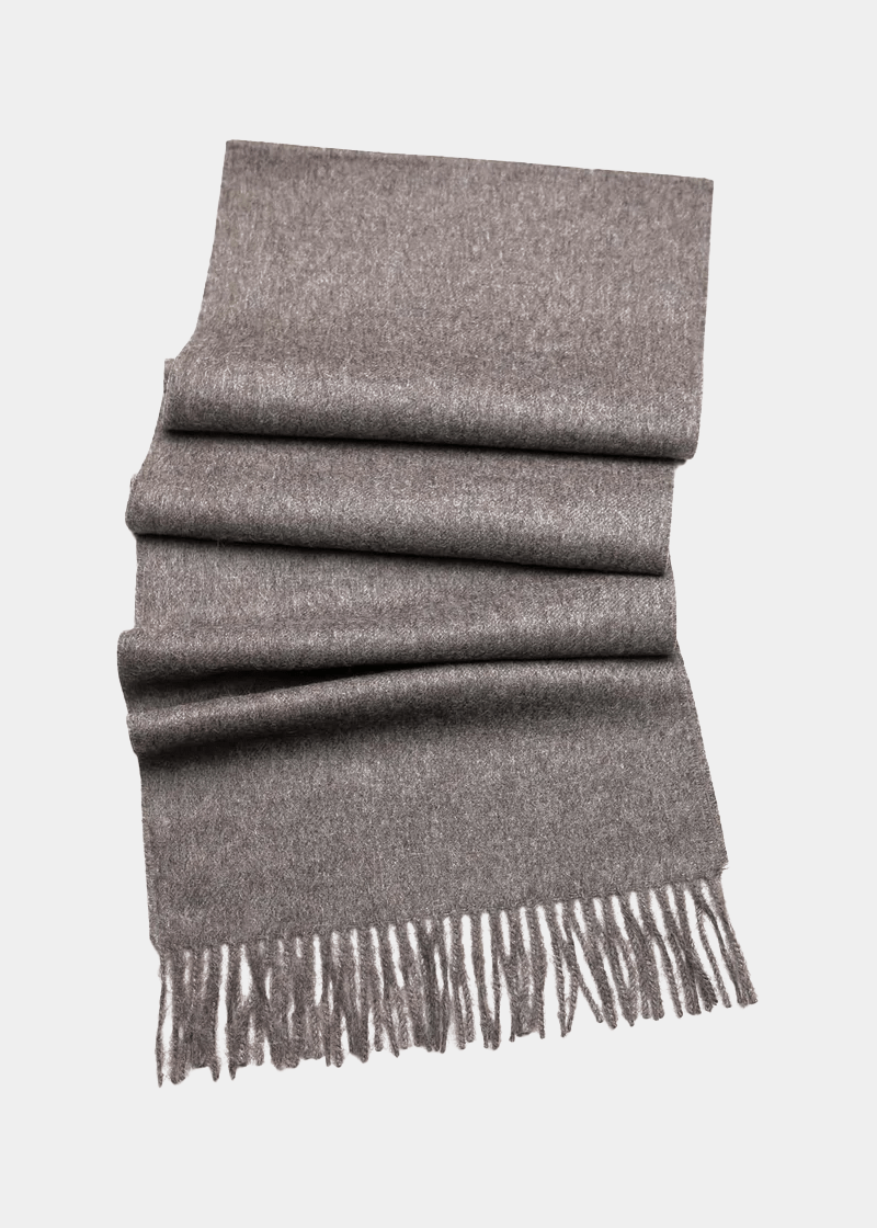 Solid Baby Alpaca Scarf - Atica Man