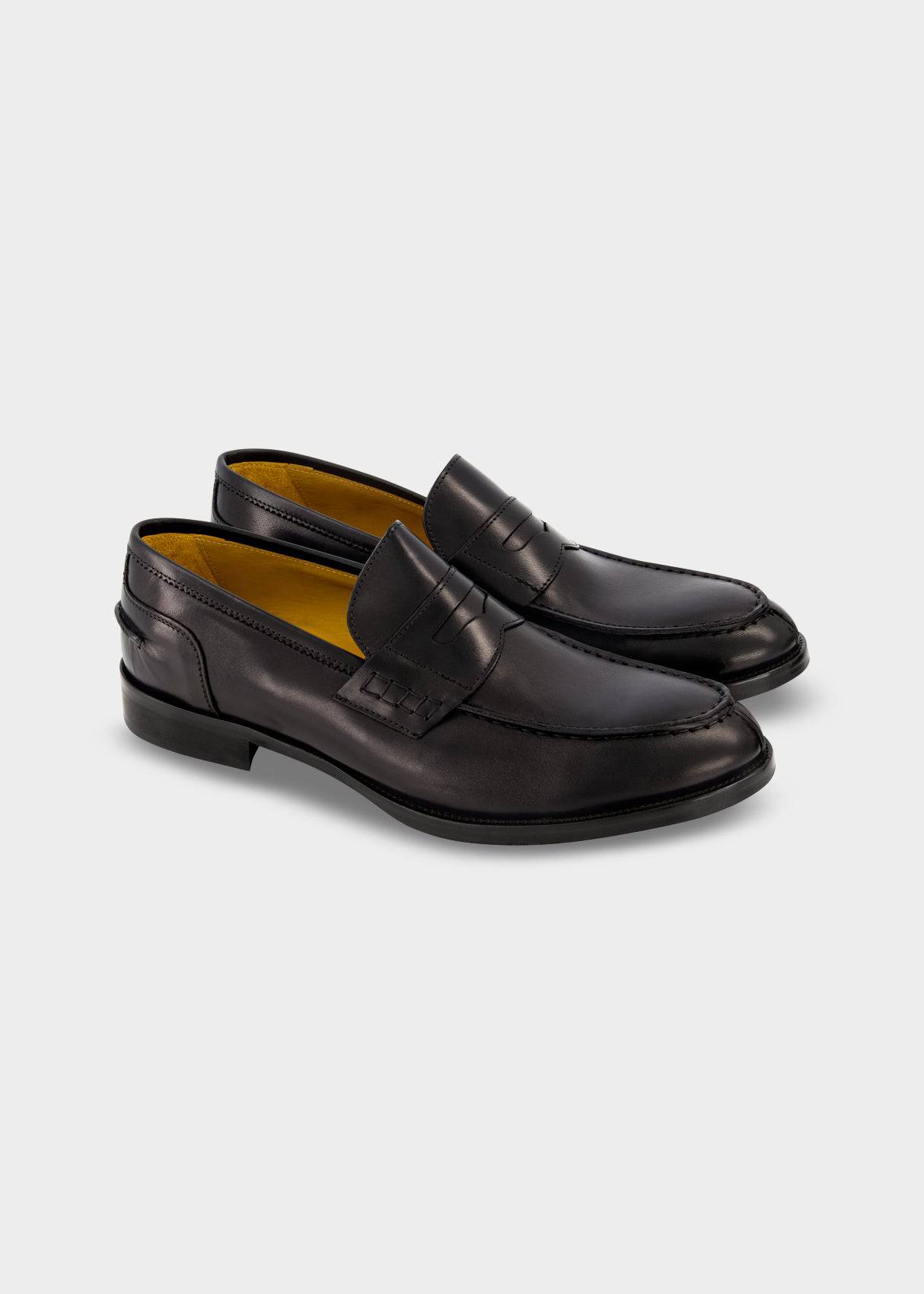Classic Penny Loafer Black - Atica Man