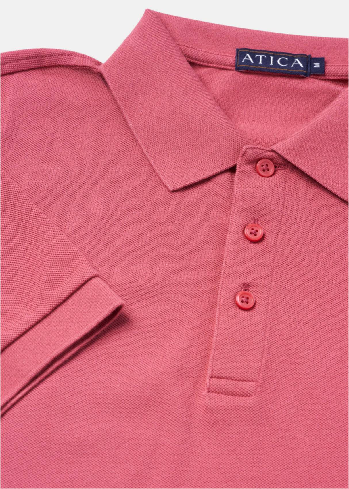 Performance Polo Coral Shirt.