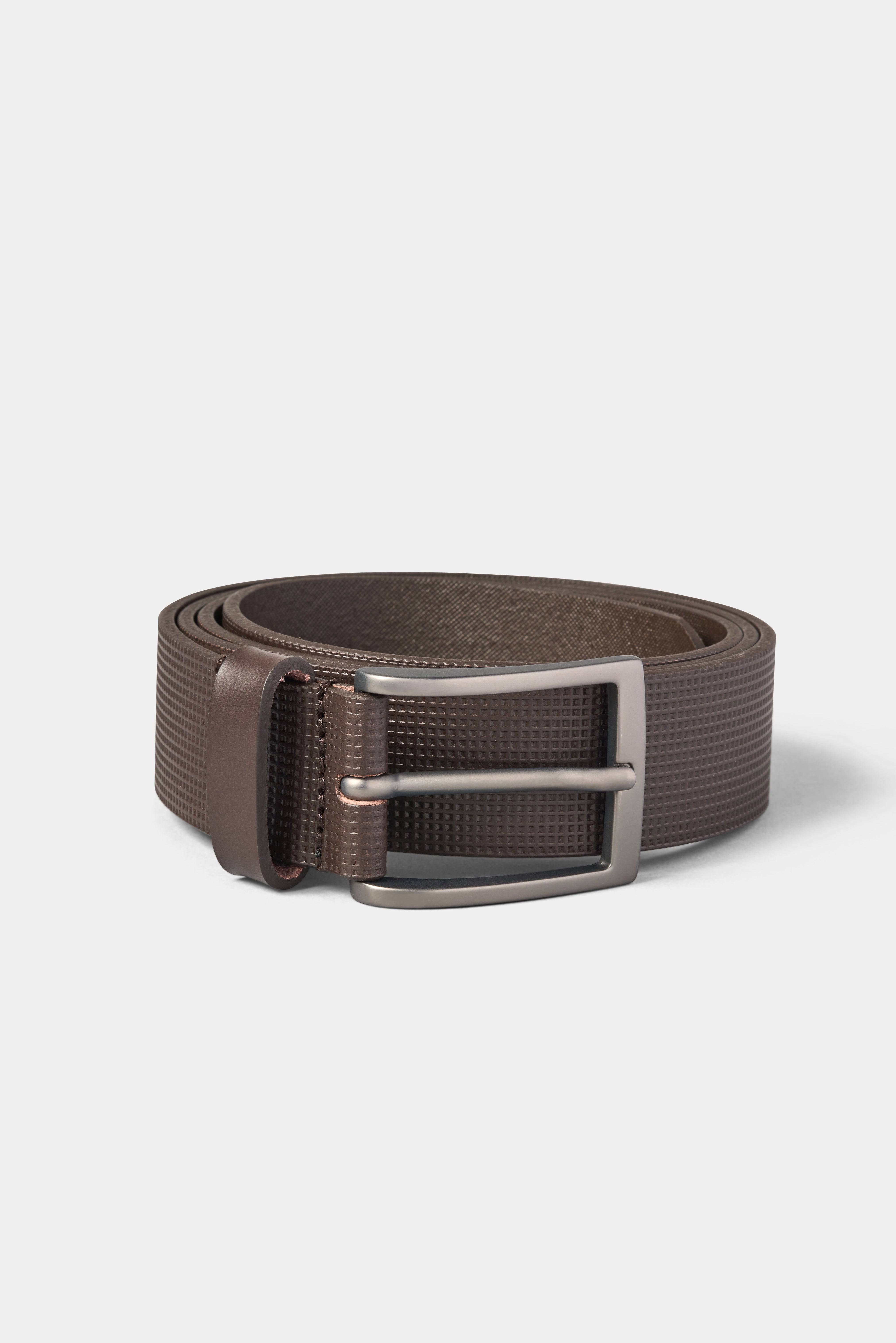 Pixel Vachetta Adjustable Leather Belt - Atica Man
