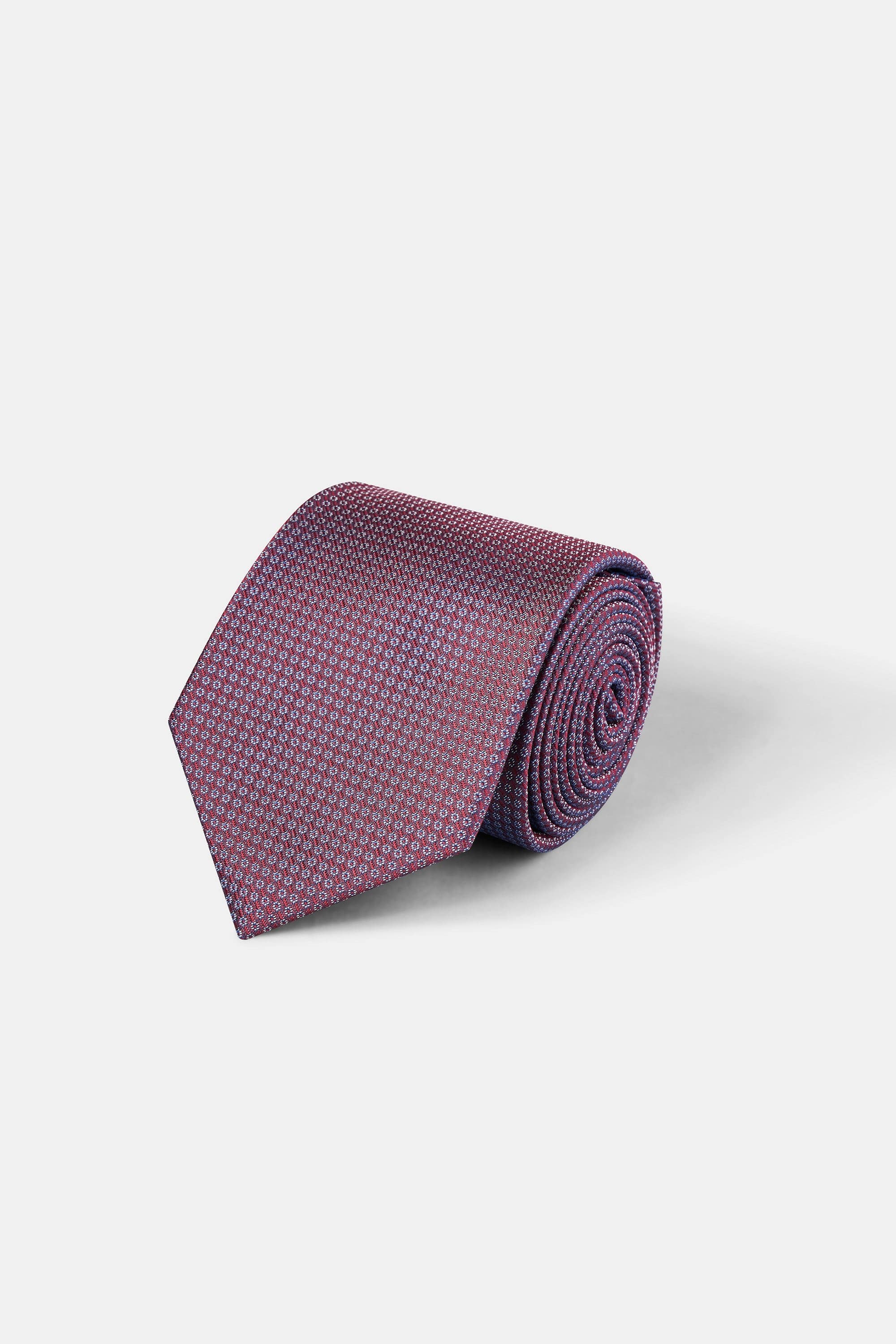 Woven Tie | 100% Silk | Flower Pattern.