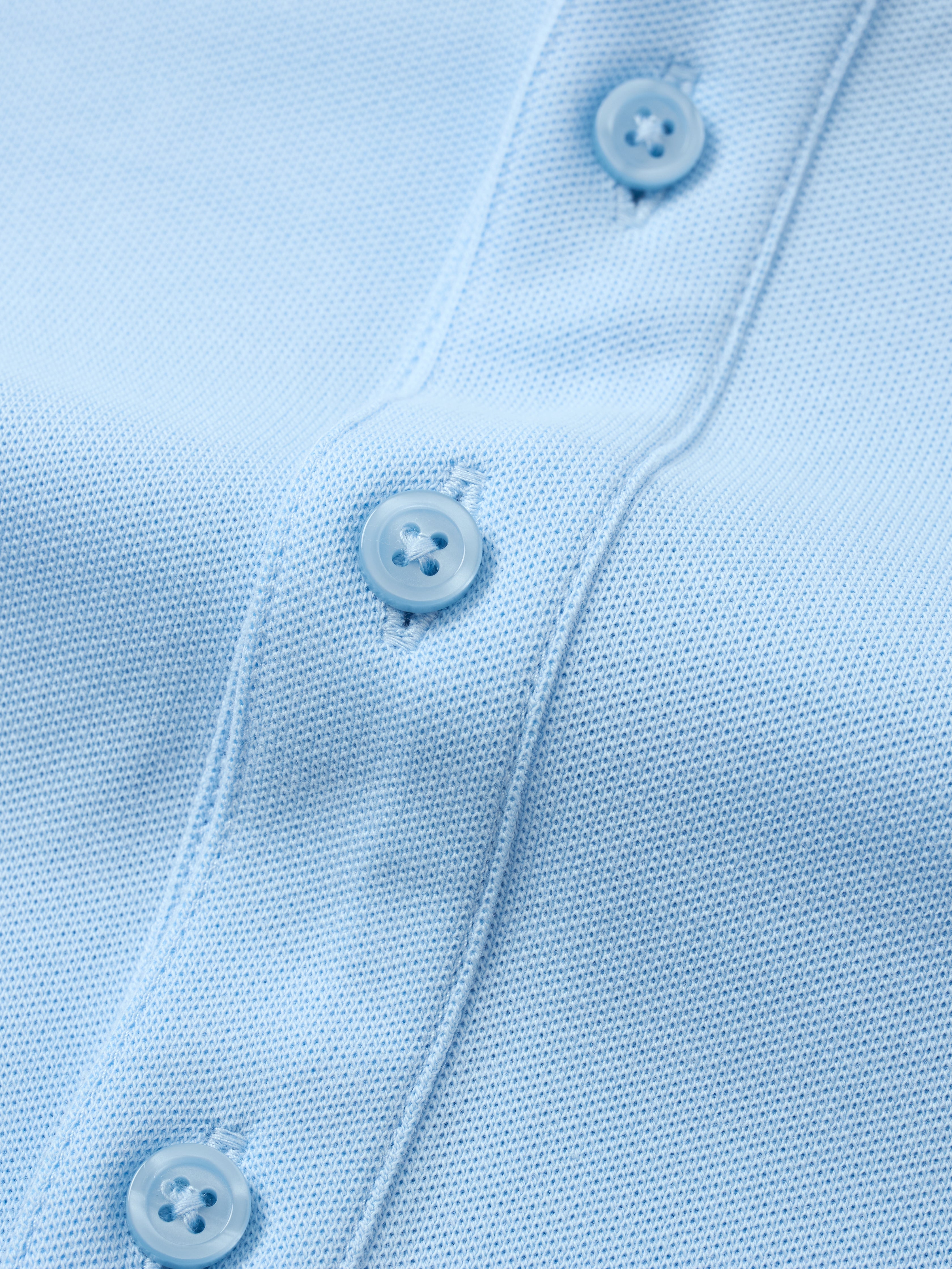 Dress Collar Performance Polo - Sky Blue - Atica Man