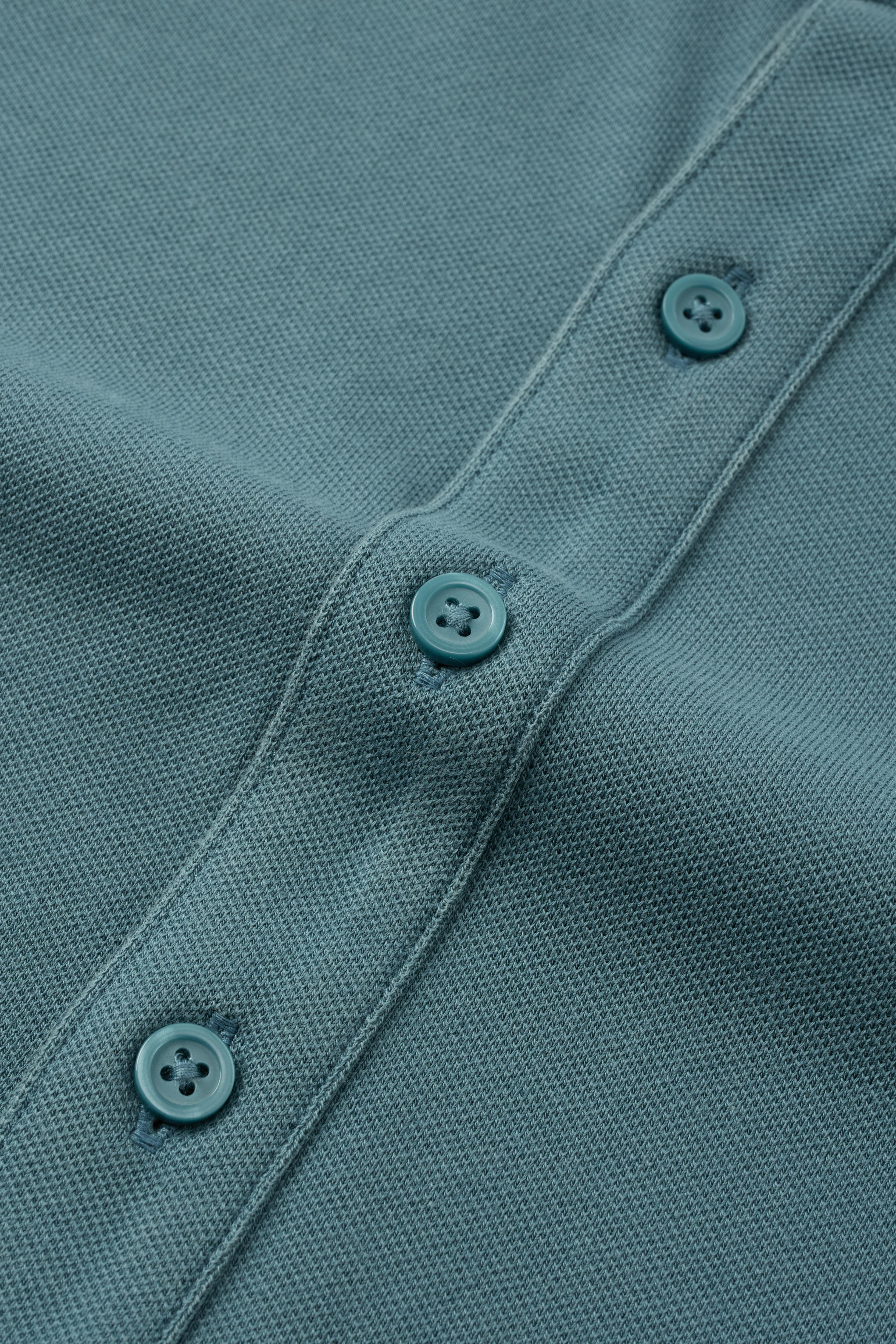 Dress Collar Performance Polo - Turquoise - Atica Man