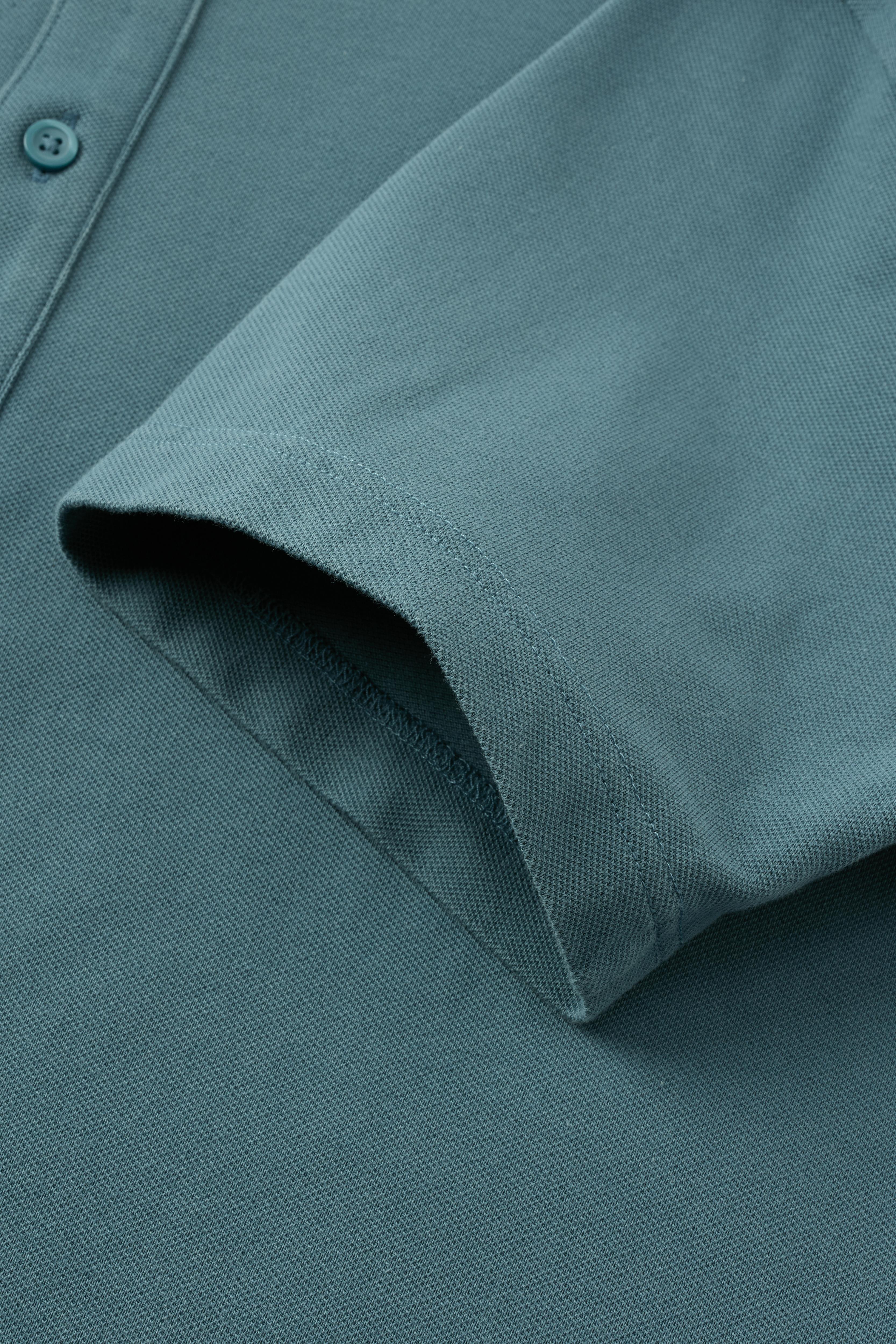 Dress Collar Performance Polo - Turquoise - Atica Man