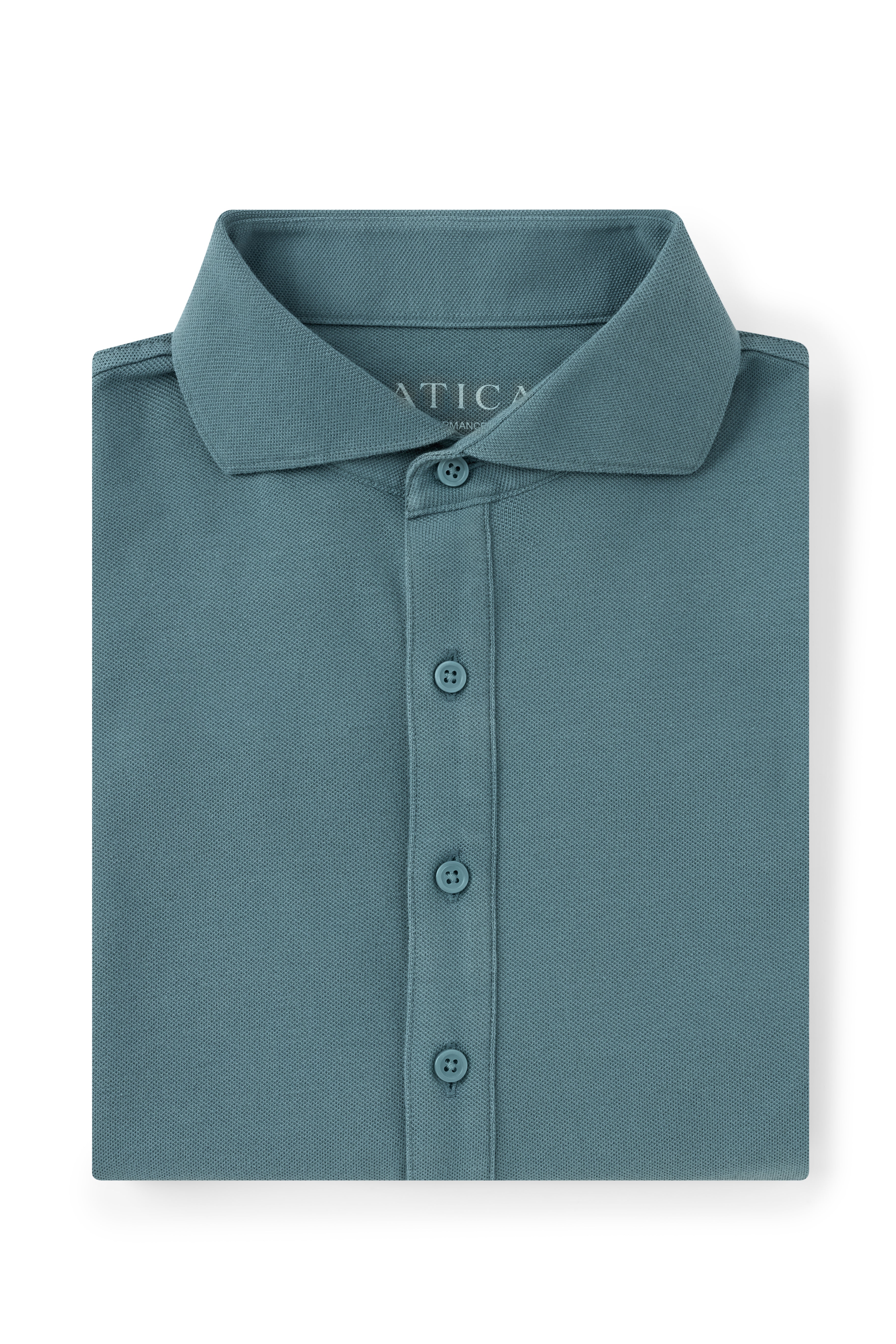 Dress Collar Performance Polo - Turquoise - Atica Man
