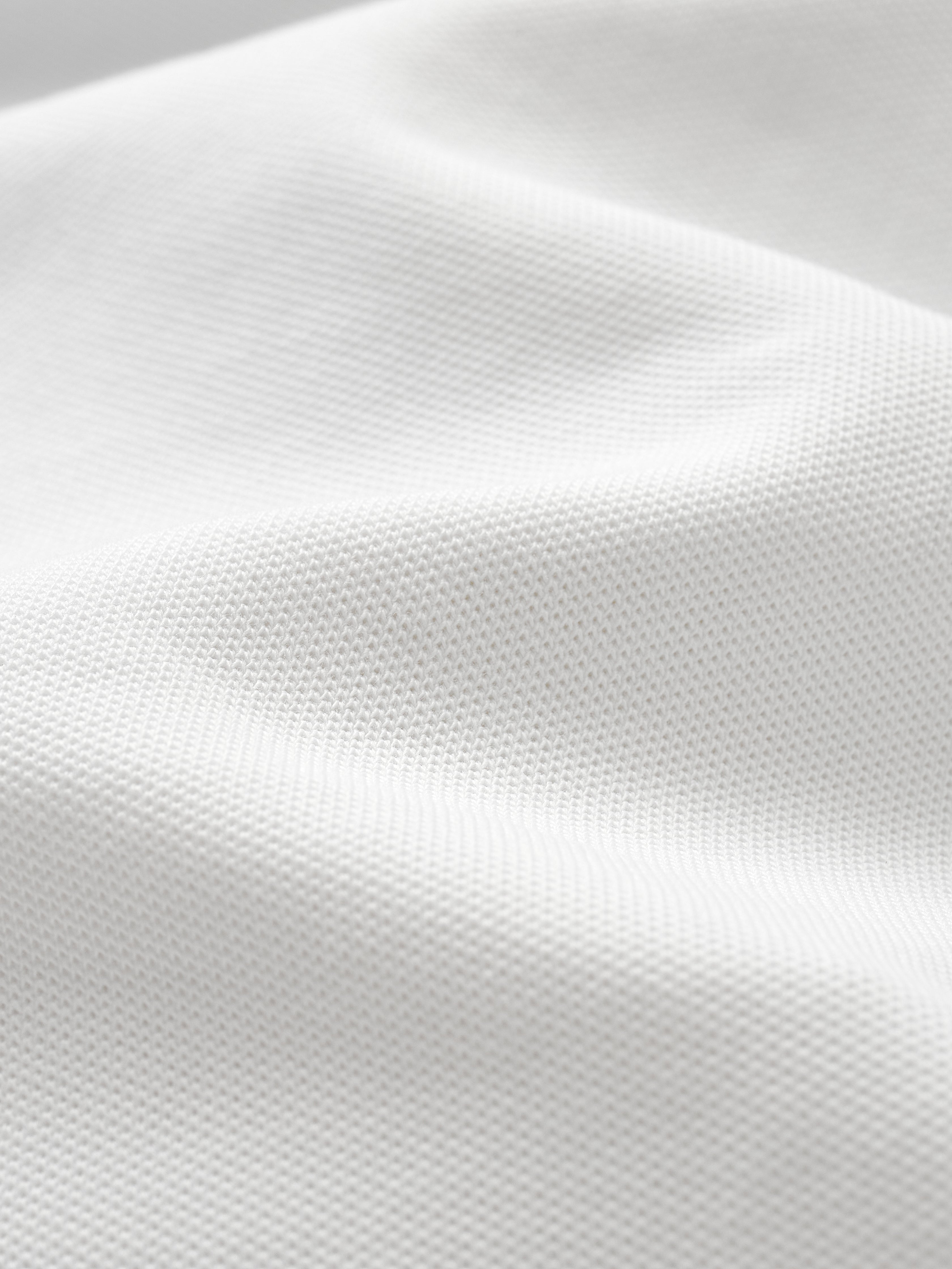 Dress Collar Performance Short Sleeve Polo - White