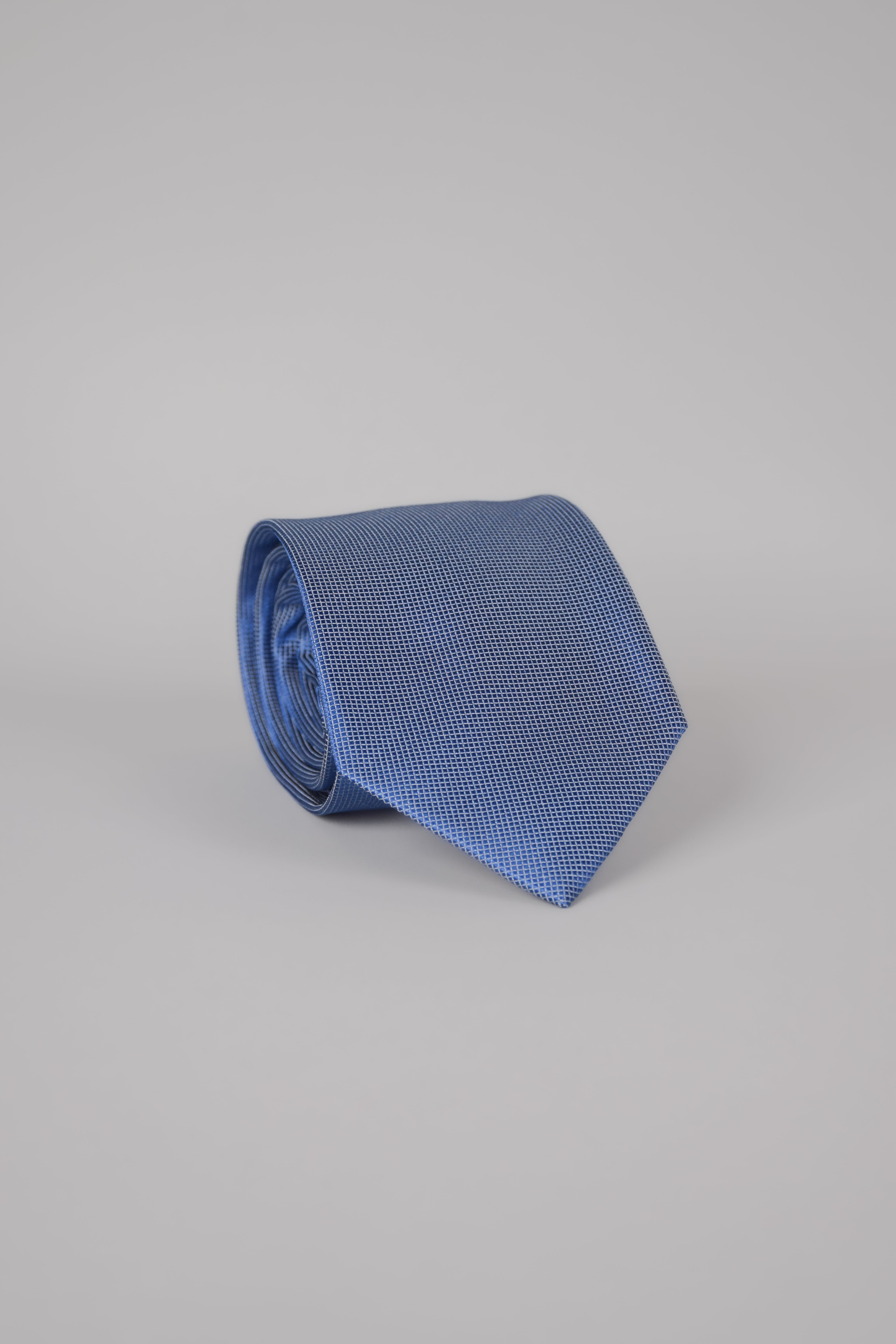 Woven Tie | Pure Silk | Micro Grid Jacquard Pattern - Atica Man