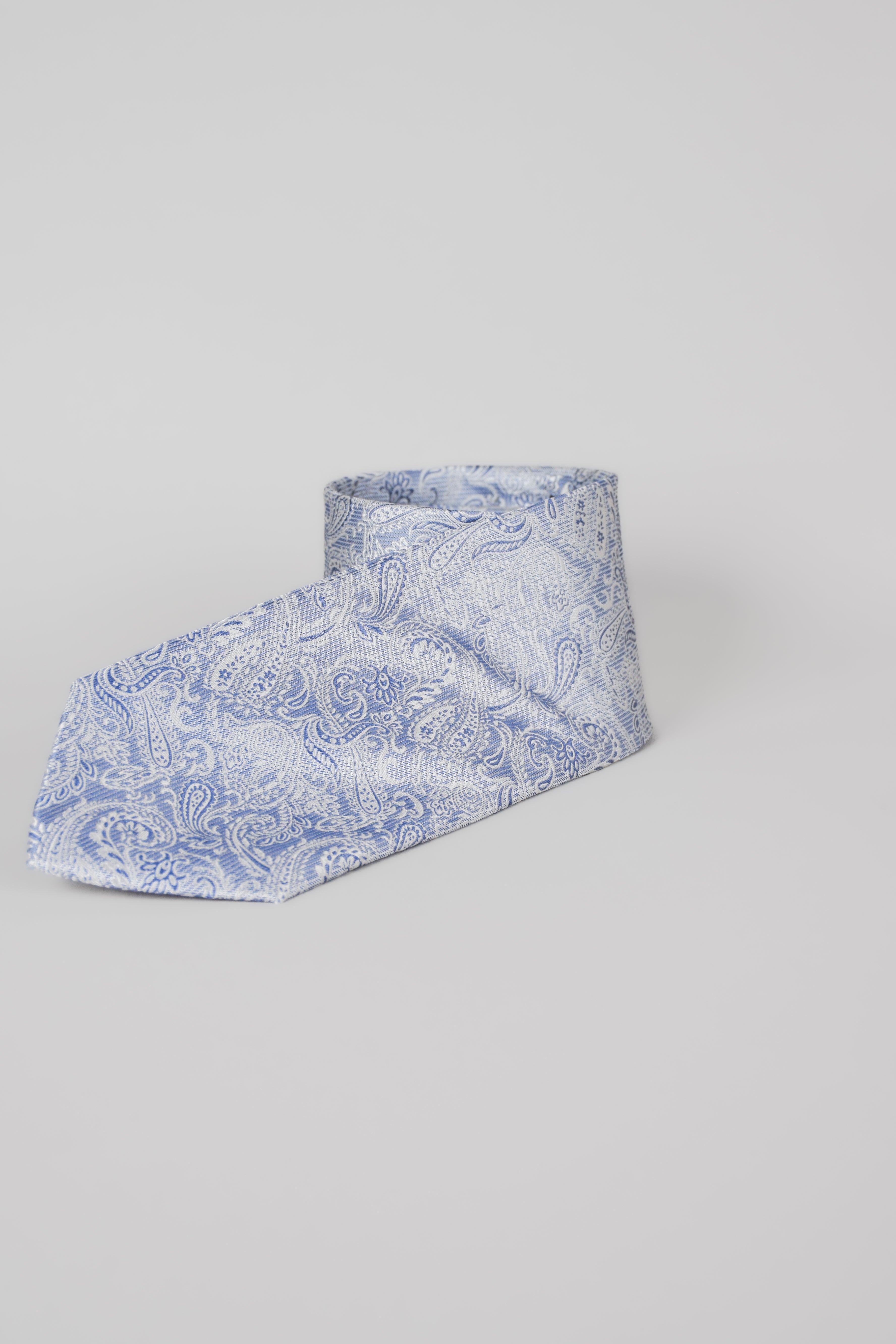 Woven Tie | Pure Silk | Paisley Jacquard Pattern - Atica Man