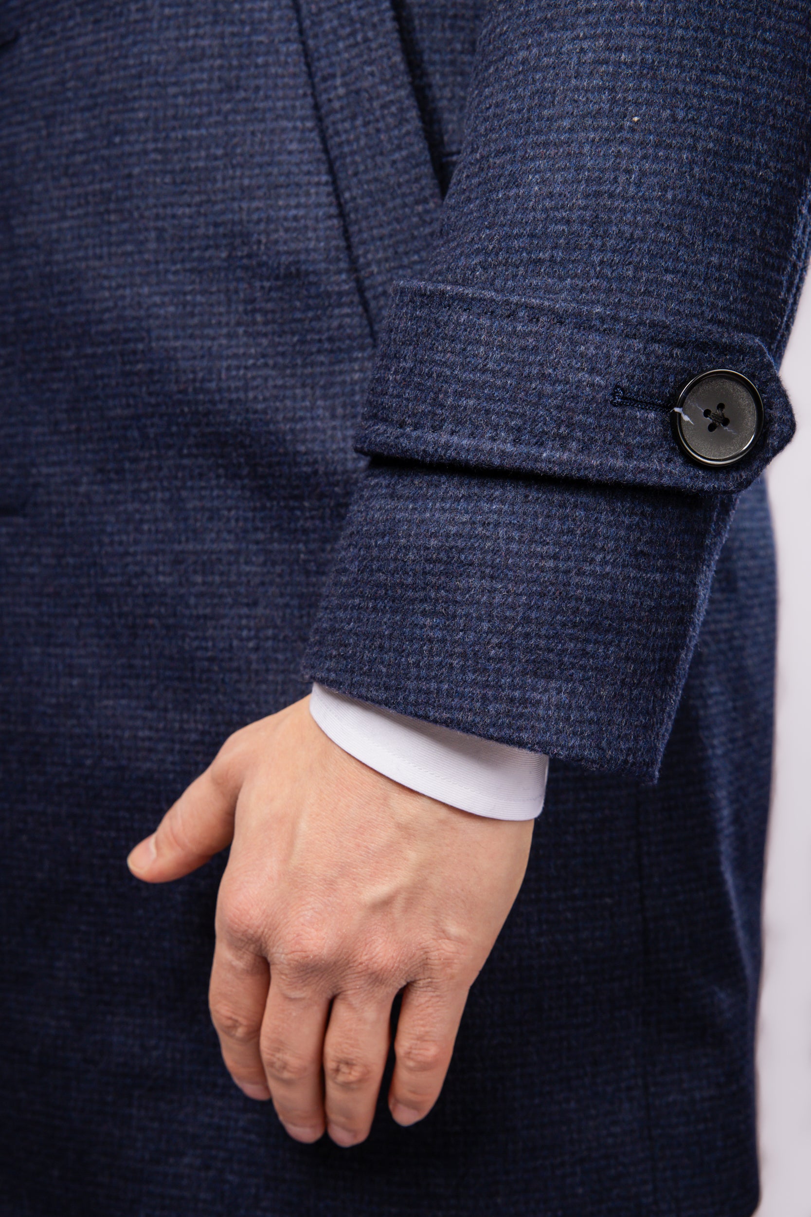 Standing Collar Wool Carcoat - Atica Man