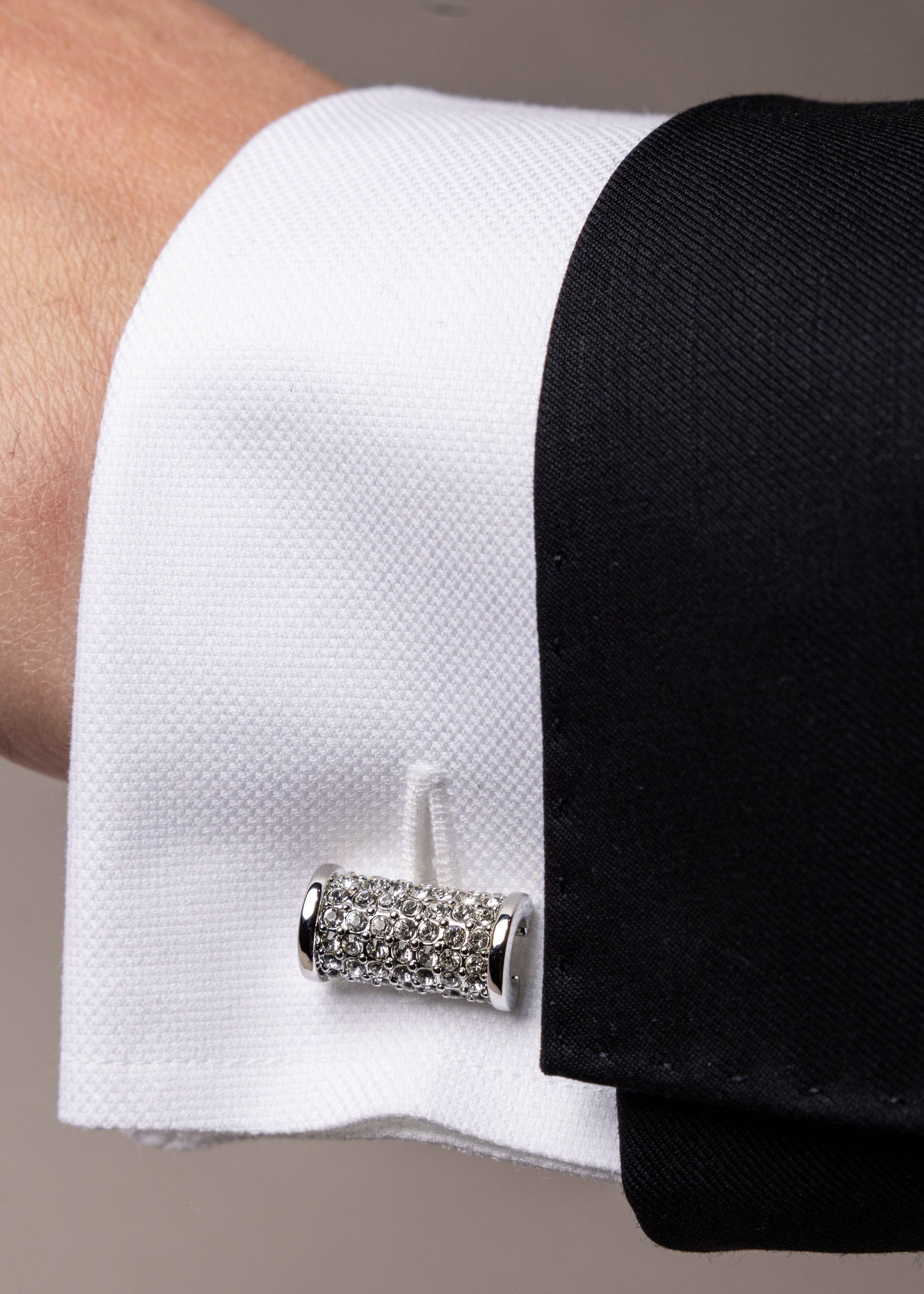 Swarovski Hammerhead Bar Cufflinks - Atica Man