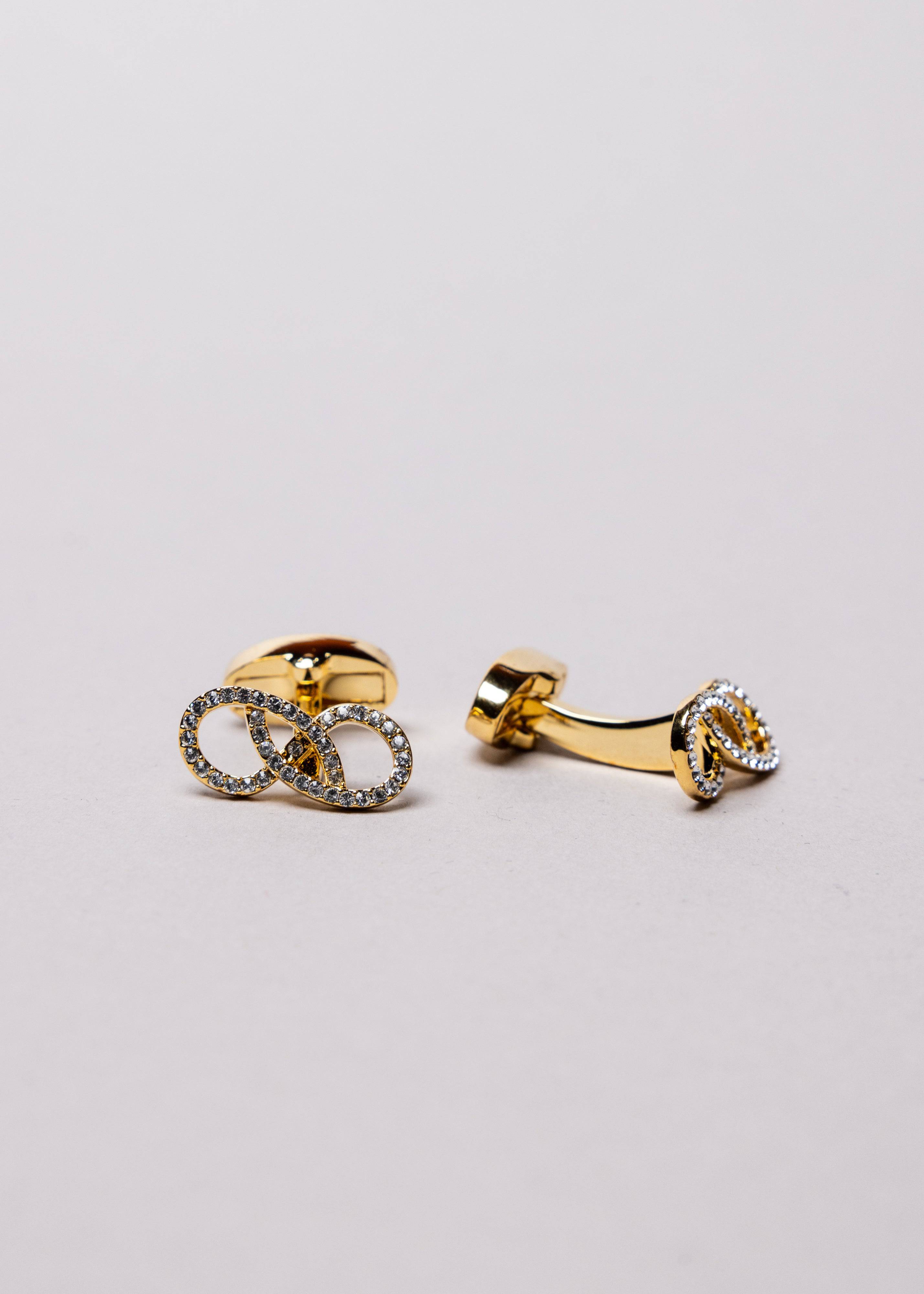 Swarovski Infinity Shaped Cufflinks - Atica Man